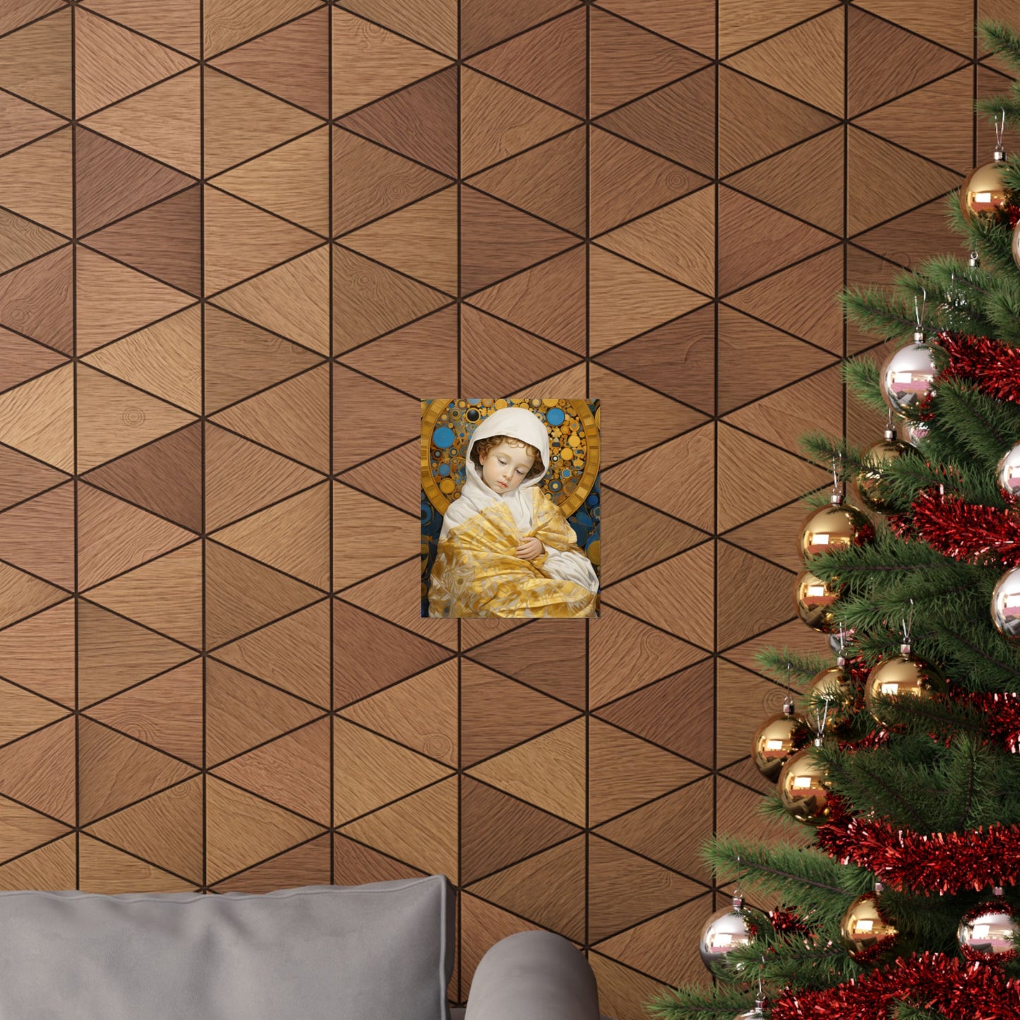 Divine Innocence: The Christ Child - Sanctified Souls Print - Multiple Sizes - Premium Matte Vertical Posters