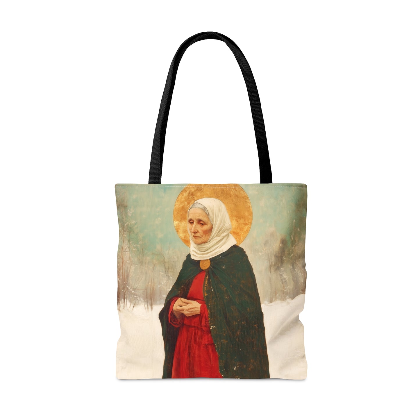 Saint Xenia - Russian Saint Art - Tote Bag - Large Medium Small Faith Art Bag - Catholic Faith Purse