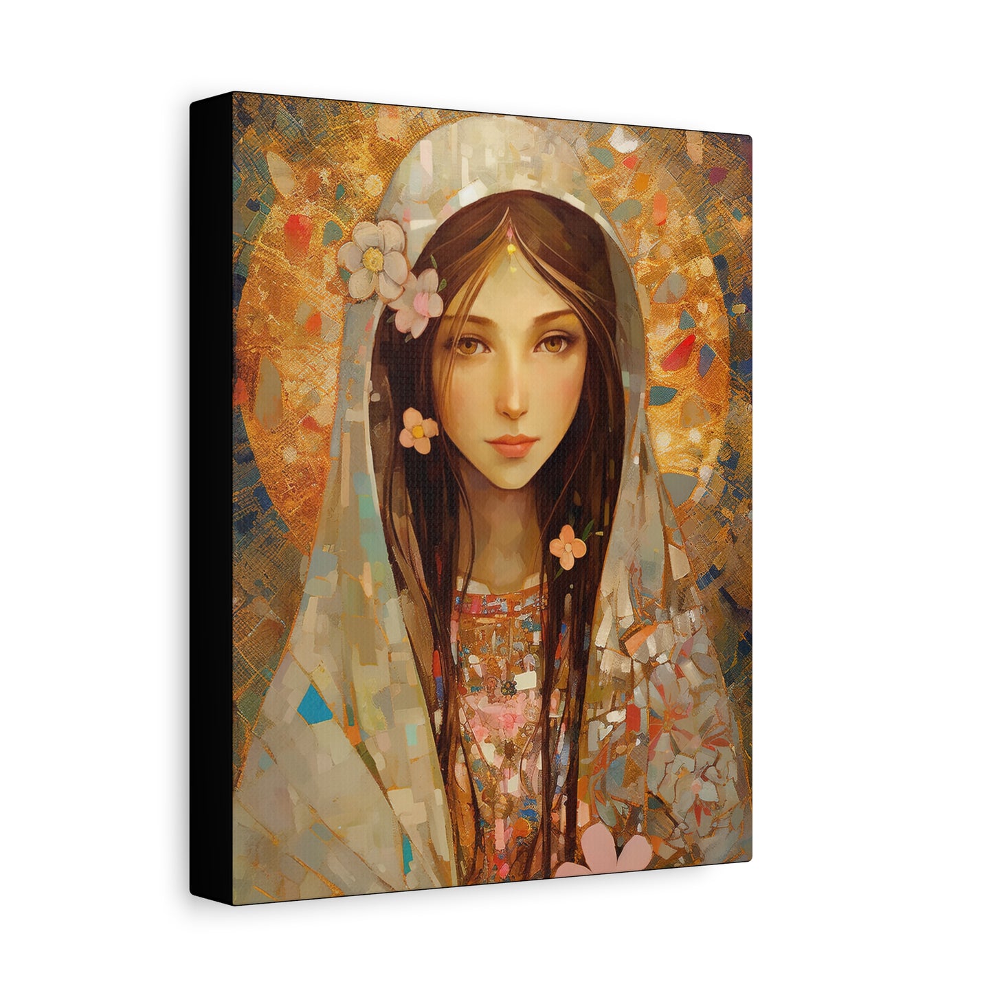 Saint Maria Goretti - Museum Wrapped Canvas - Sanctified Souls Print - Religious Art for your Home