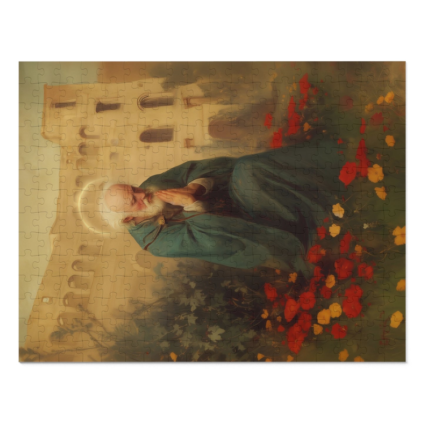 Saint Cyprian - Puzzle and Tin - Religious Jigsaw Puzzle (30, 110, 252, 500,1000) - Gift Catholic Families