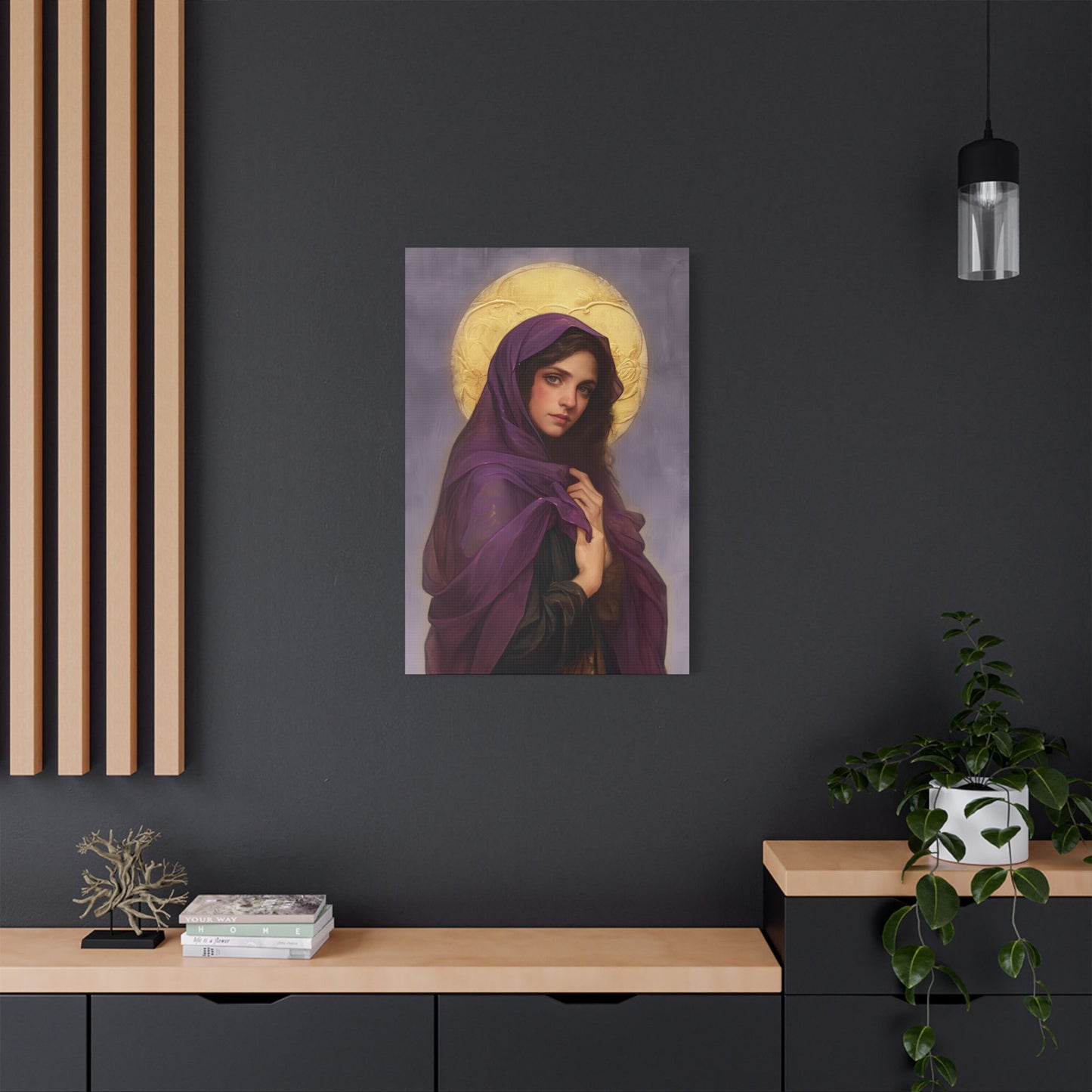 Saint Lydia Purpuraria / Lydia of Thyatira  - Museum Wrapped Canvas - Print - Religious Art for your Home - Christian print - Religious