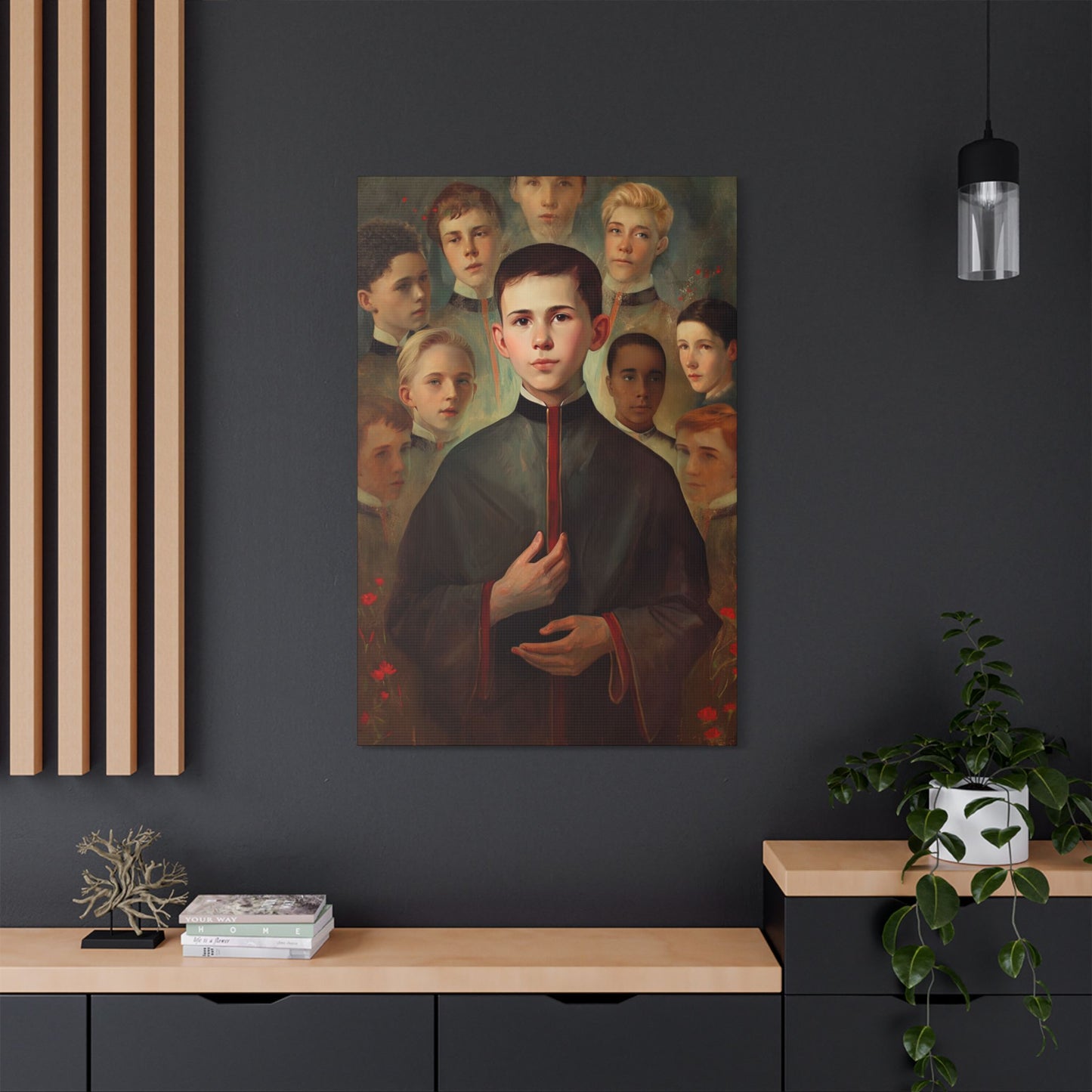 Saint John Berchmans Canvas Print - Multiple Sizes - Catholic Home art - Museum Wrapped Canvas - Sanctified Souls Print