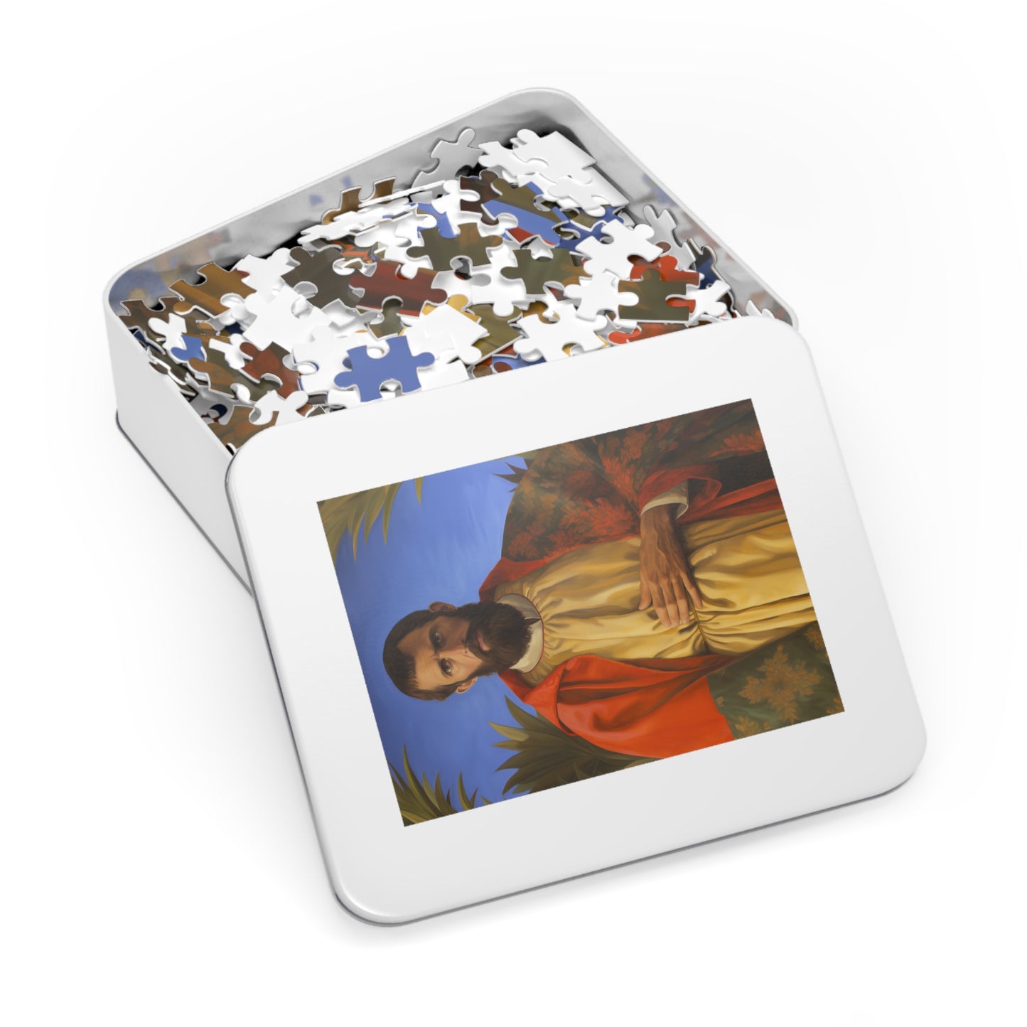 Saint Thomas the Apostle - Puzzle and Keepsake Tin - Jigsaw Puzzle (30, 110, 252, 500,1000-Piece) - Religious Puzzle