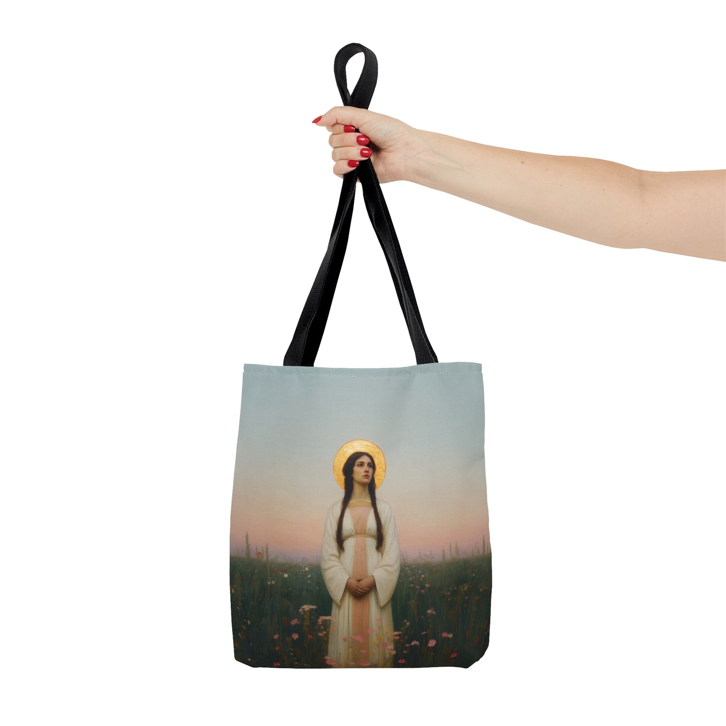 Saint Sabina - Tote Bag - Large Medium Small Faith Art Bag - Bible Study Faith Purse - Double Sided