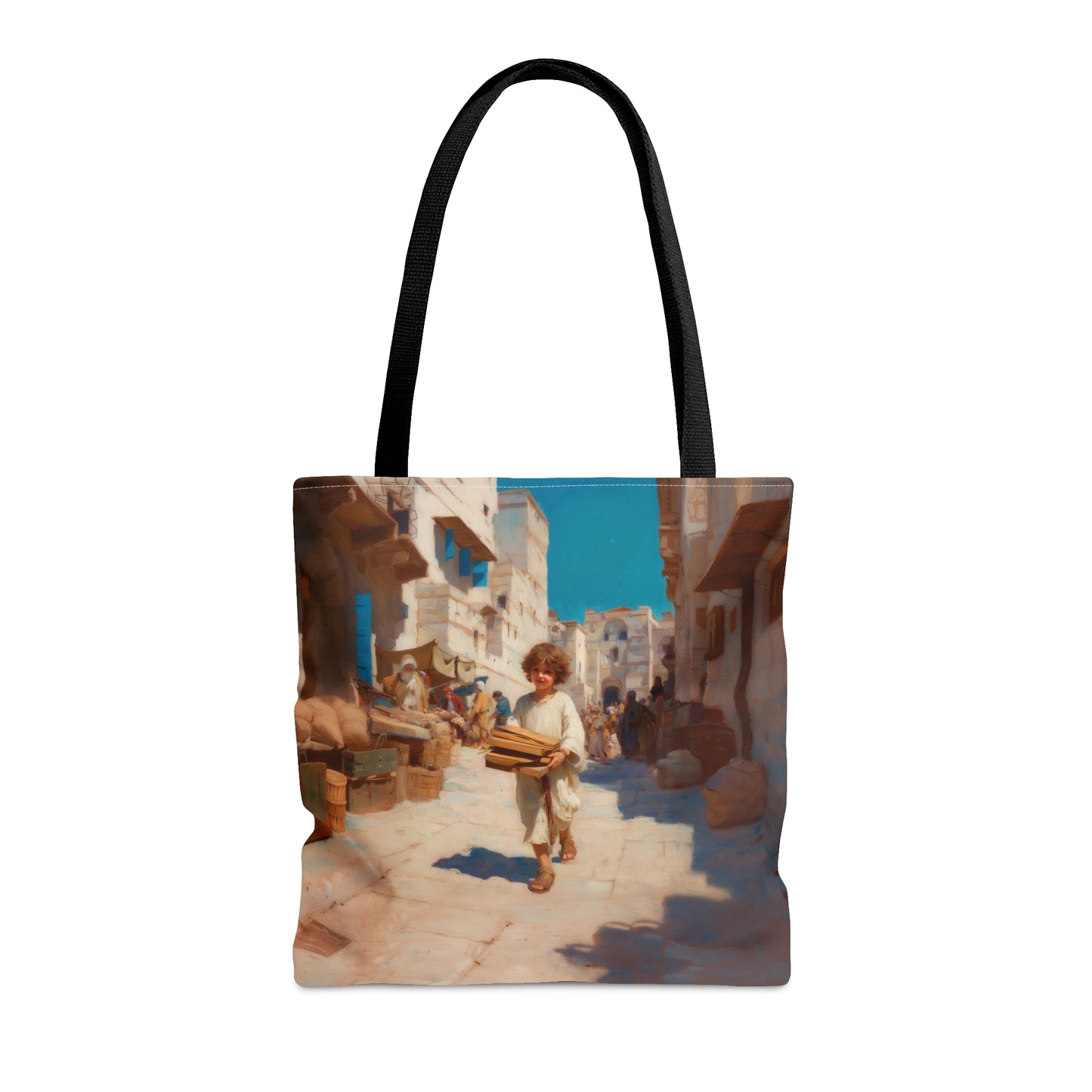 Nazareth and the Hidden Light of Christ - Tote Bag - Large Medium Small Faith Art Bag - Catholic Faith Purse
