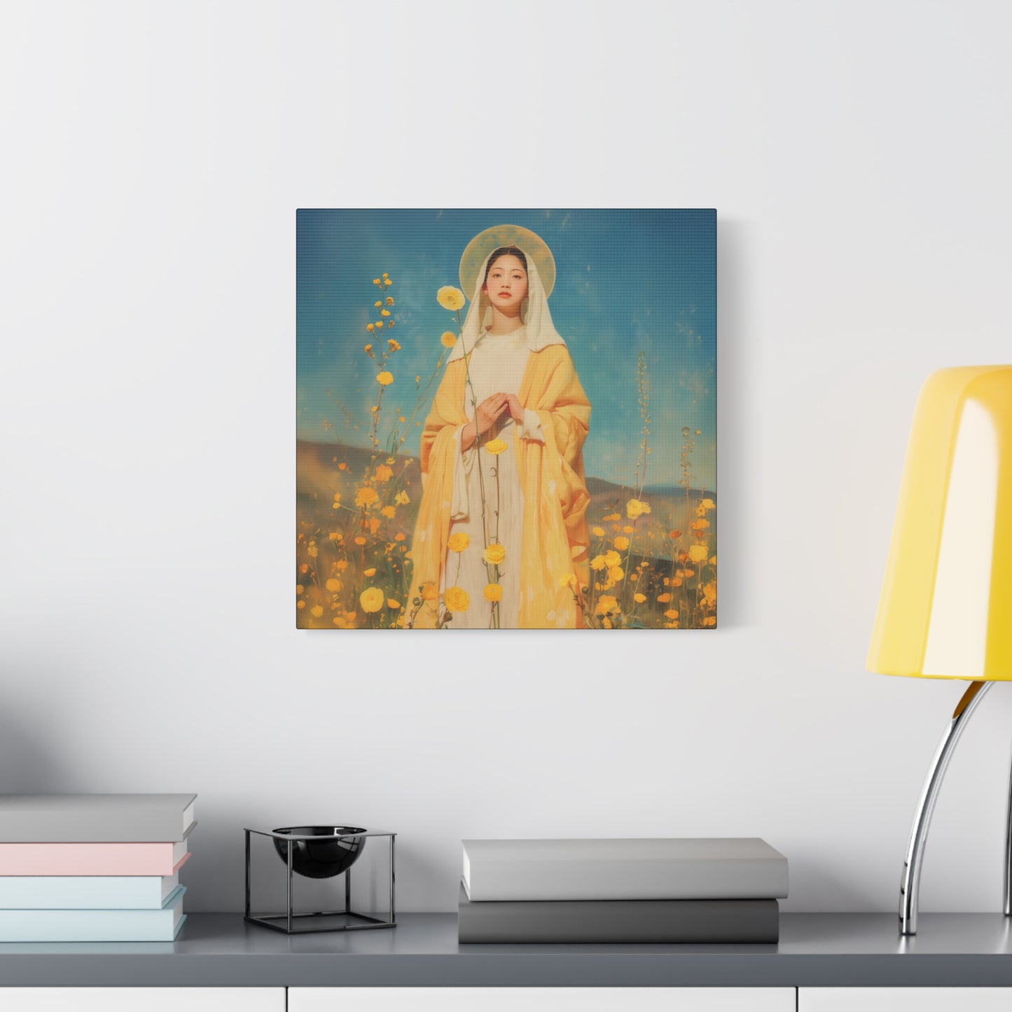 Saint Agatha Lin - Gallery Wrapped Canvas - Print - Religious Art for your Home - Catholic Art