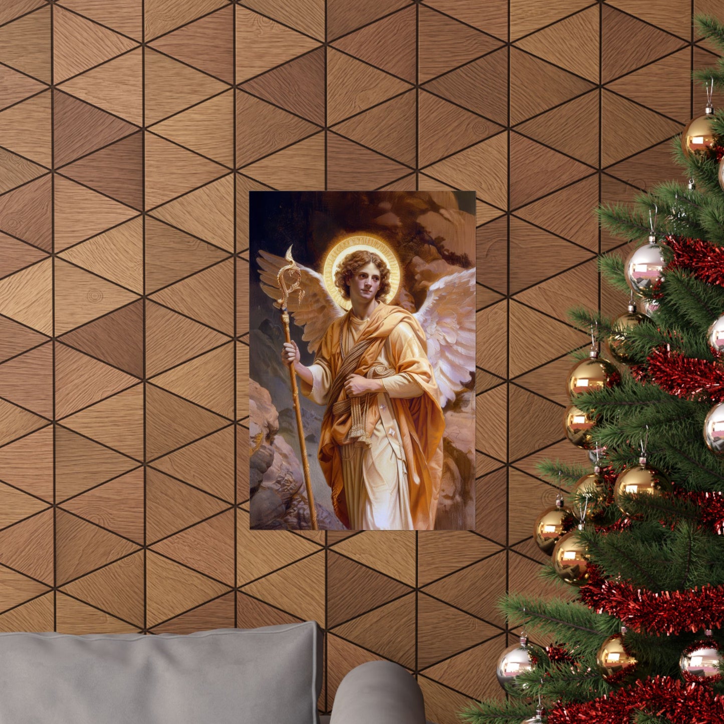 Saint Raphael the Archangel - Sanctified Souls Print - Multiple Sizes - Premium Matte Vertical Posters