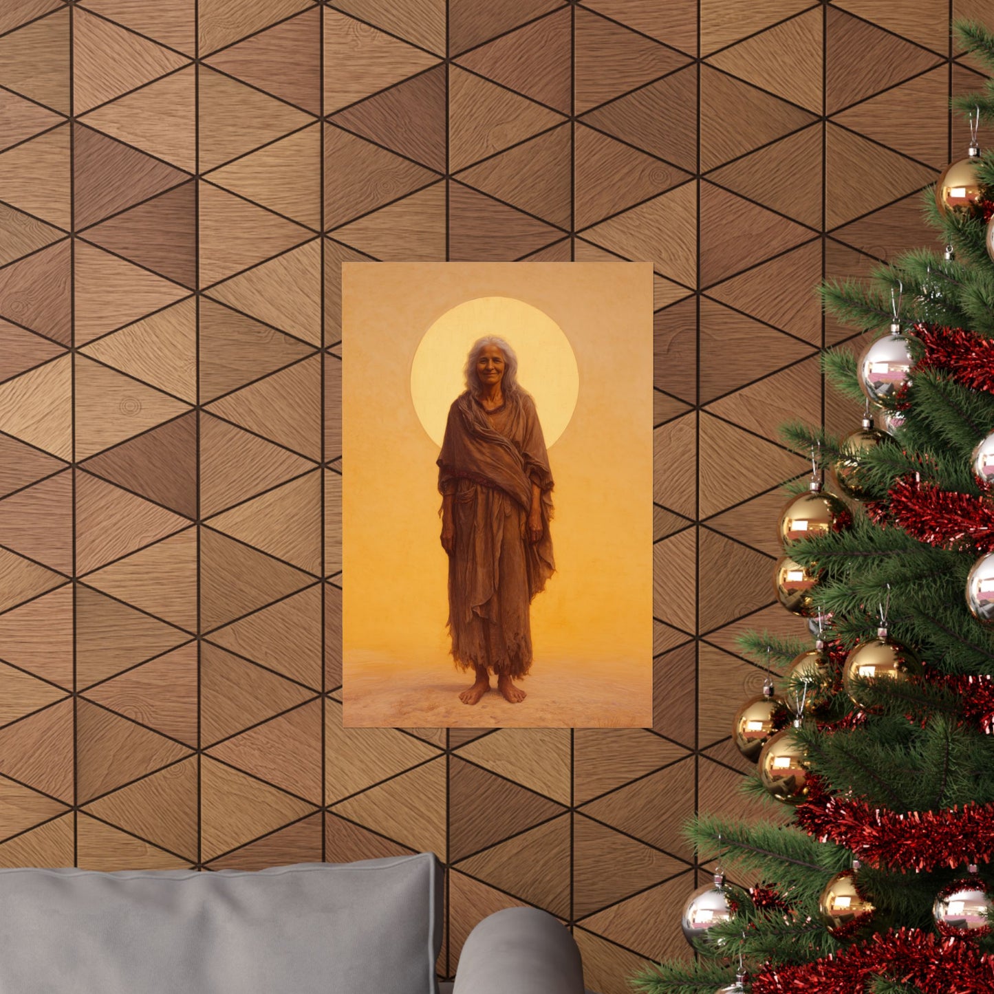Saint Mary of Egypt - Desert Mother - Sanctified Souls Print - Multiple Sizes - Premium Matte Vertical Posters
