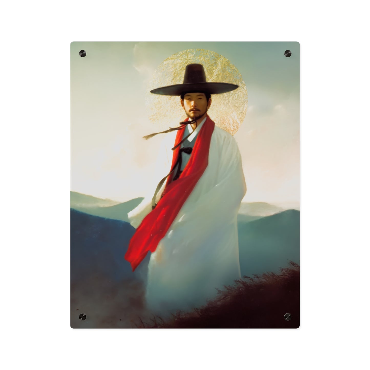 Saint Andrew Kim Taegon Wall Art Panel - Ready to Hang Acrylic Print - Catholic Saint Art - Patron Saint Print - Martyr of the Church Art