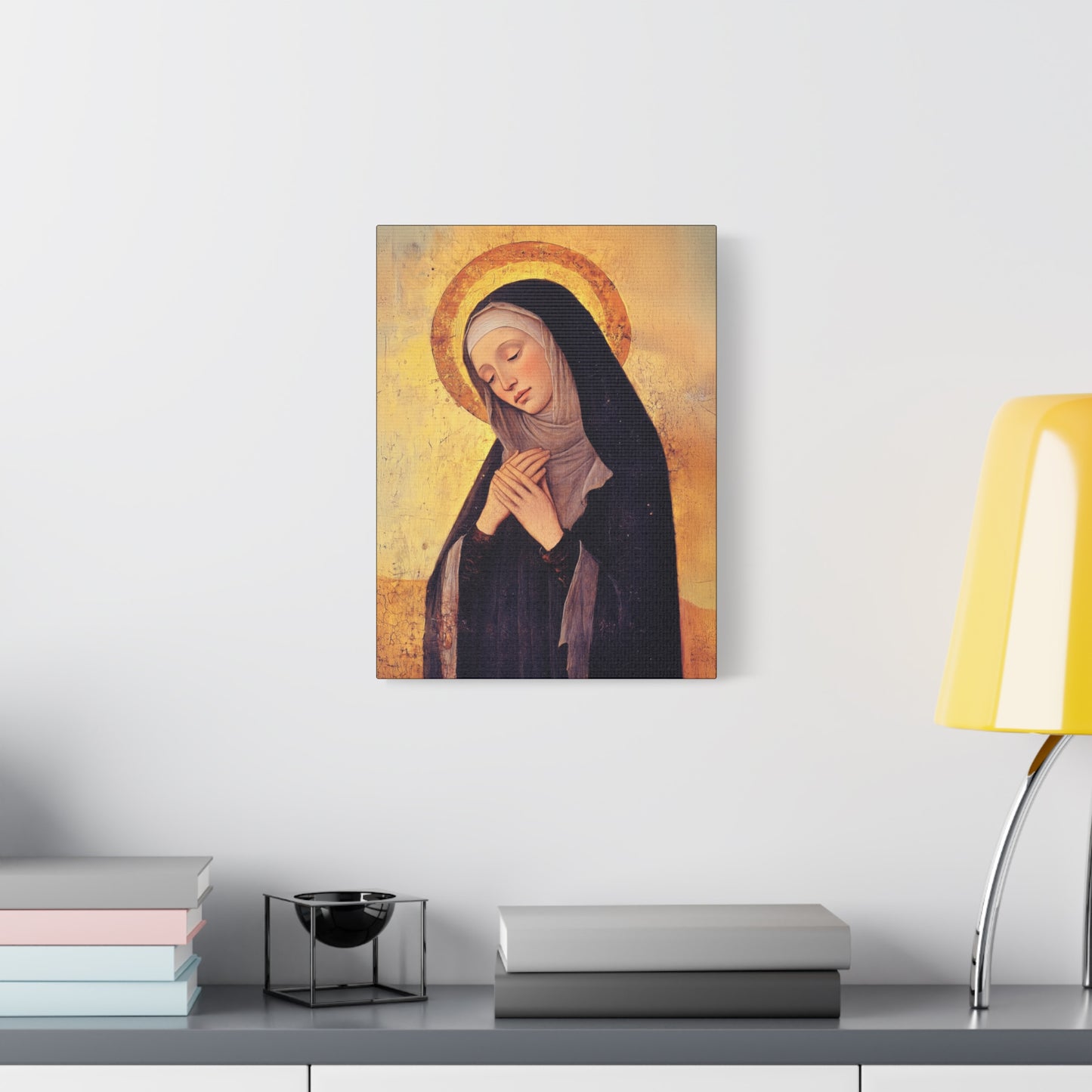 Saint Syncletica of Alexandria - Desert Mother - Gallery Wrapped Canvas - Print - Religious Art for your Home - Catholic