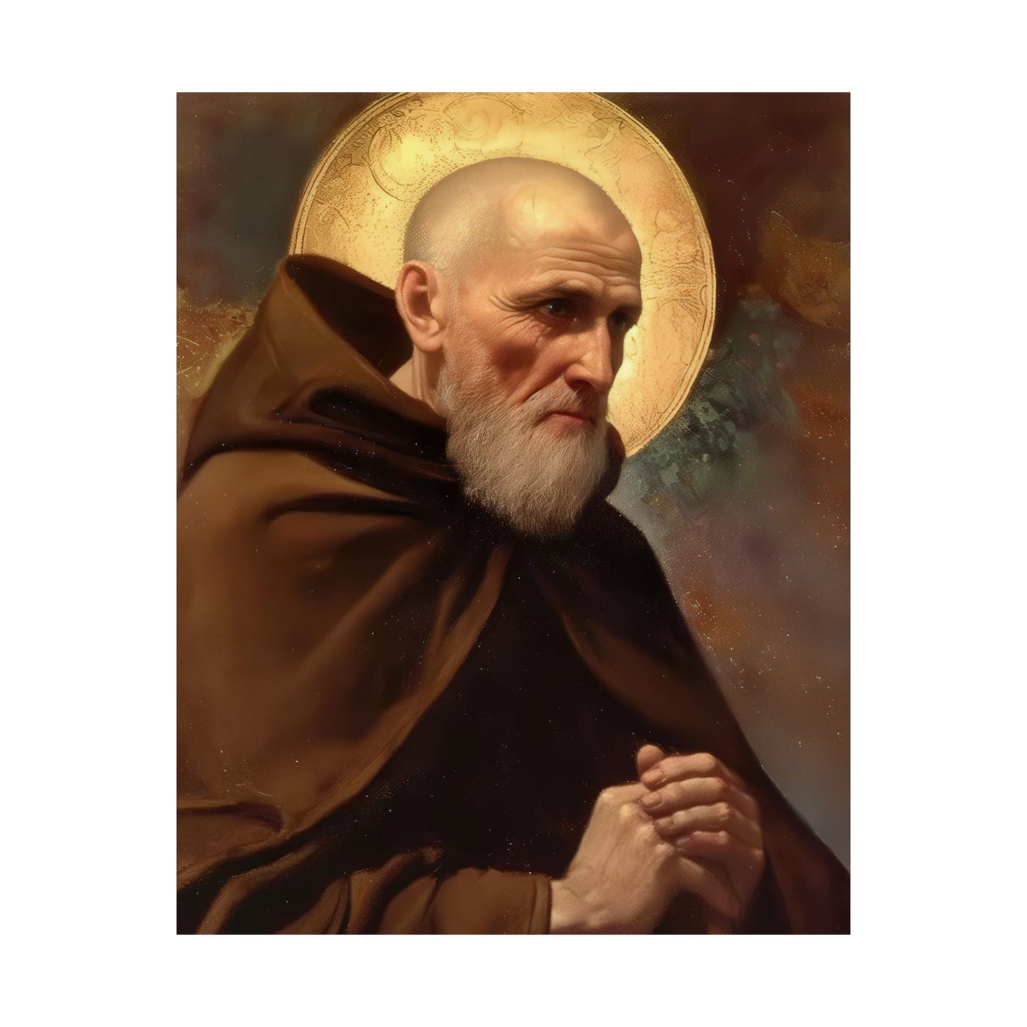 Saint Ignatius of Laconi - Sanctified Souls Print - Multiple Sizes - Premium Matte Vertical Posters