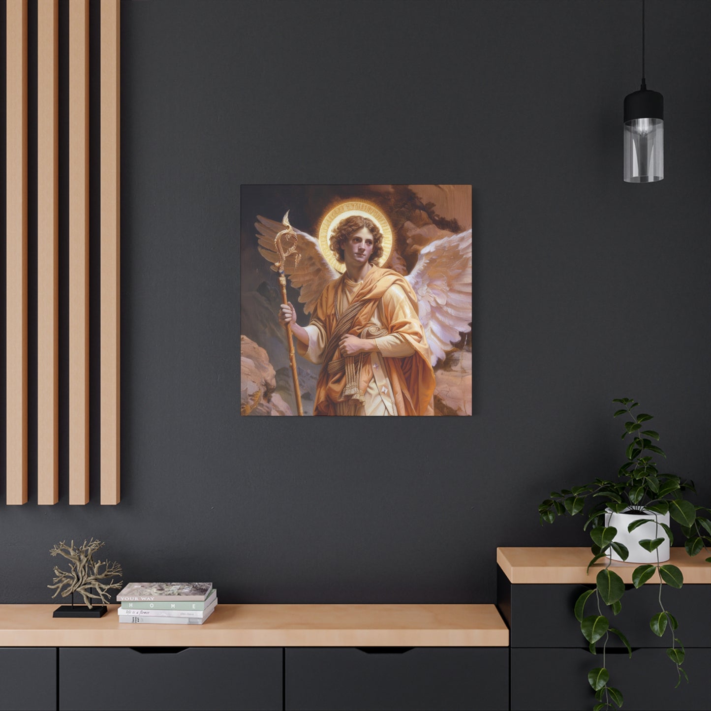 Saint Raphael the Archangel - Gallery Wrapped Canvas - Print - Religious Art for your Home - Catholic