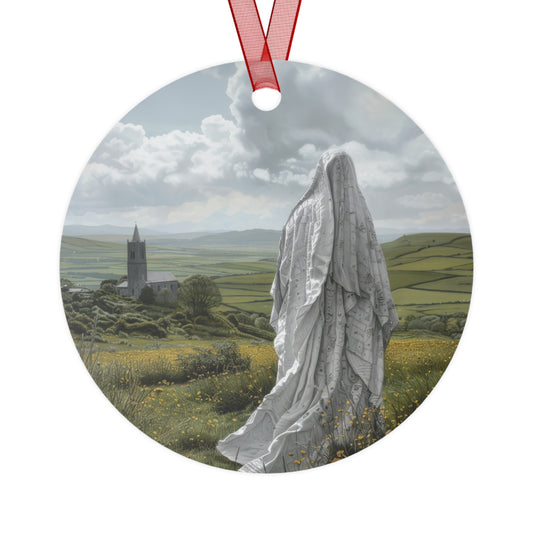 Saint Ælfthryth of Crowland / Saint Alfreda Metal Ornament - Religious Holiday Christmas Ornament and Keepsake - Catholic Keepsake