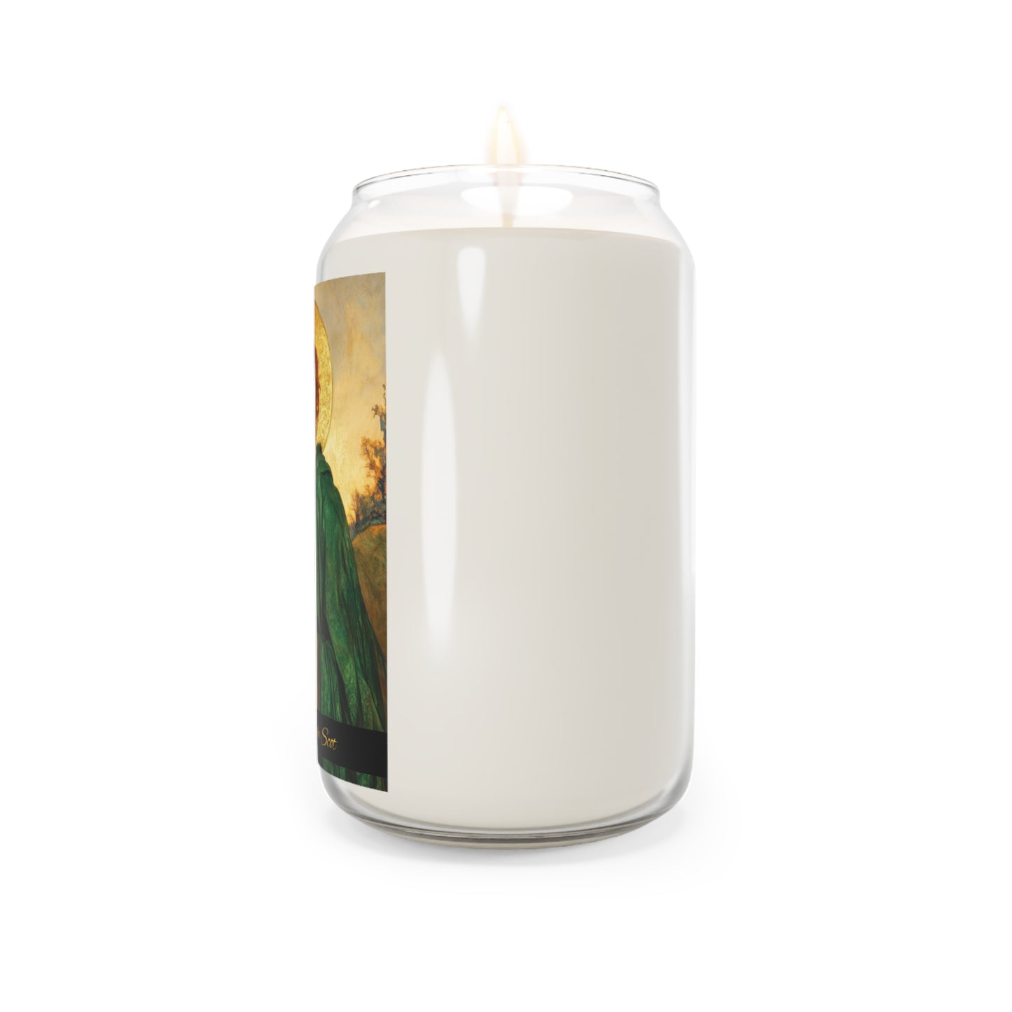 Saint Andrew the Scot - Scented Prayer Candle, 13.75oz -  Candle - Catholic Art - prayer room Scented Candle - Catholic Saint Art