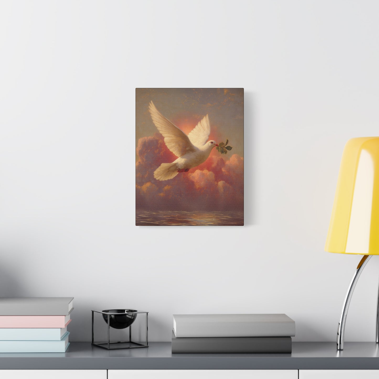 The Spirit Who Restored the Horizon - Holy Spirit - The Dove- Gallery Wrapped Canvas - Print - Religious Art for your Home - Catholic