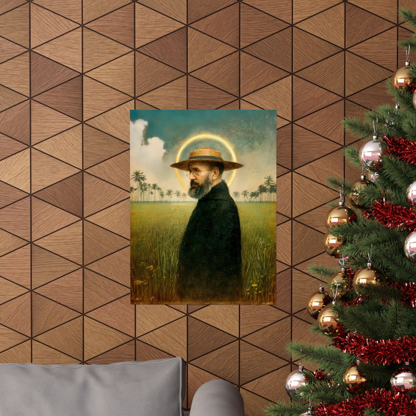 Saint Damien of Molokai - Sanctified Souls Print - Multiple Sizes - Premium Matte Vertical Posters - Catholic