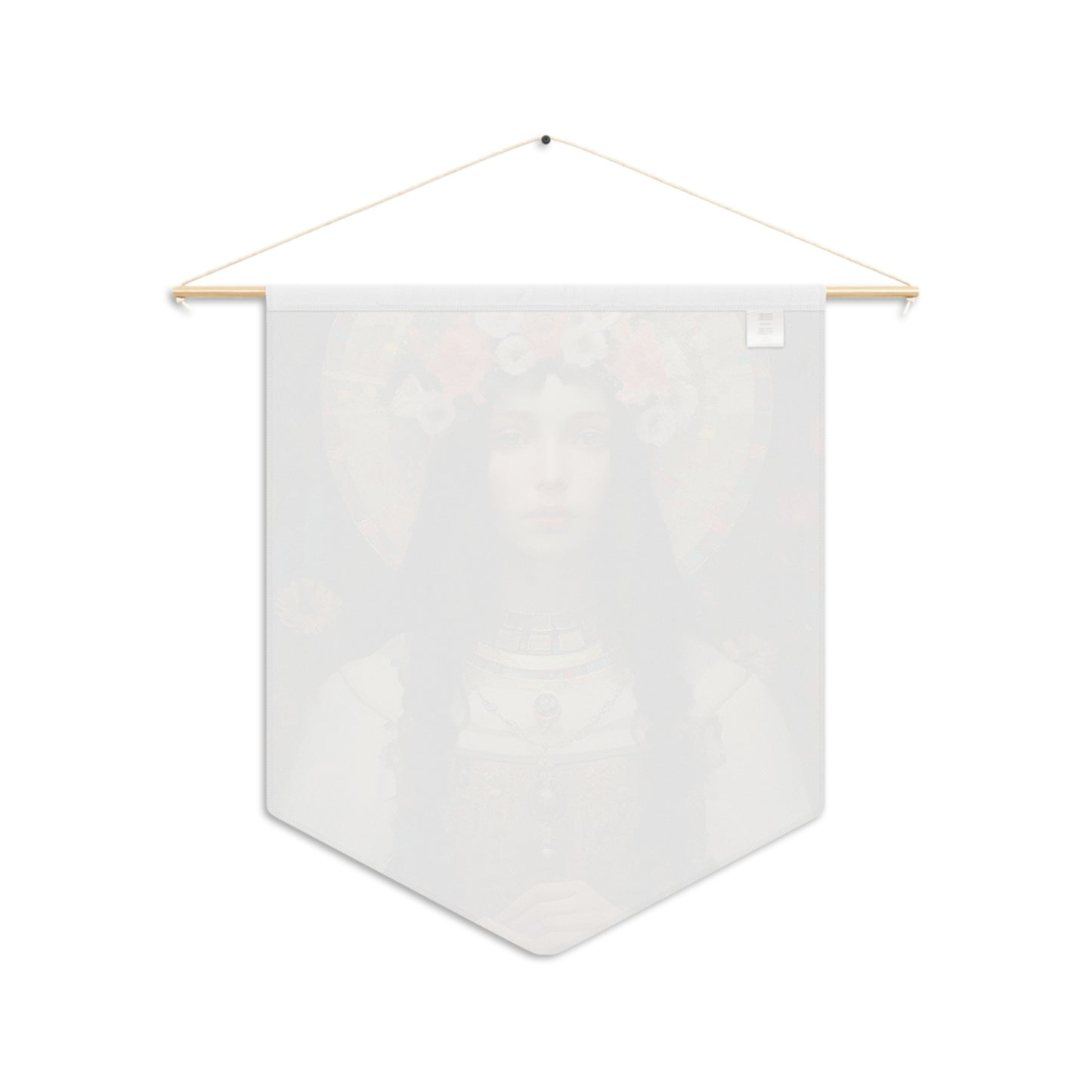 Saint Dorothy Banner / Wall Hanging - Prayer room art piece- Catholic art - Saint Art - Large print 18x21"