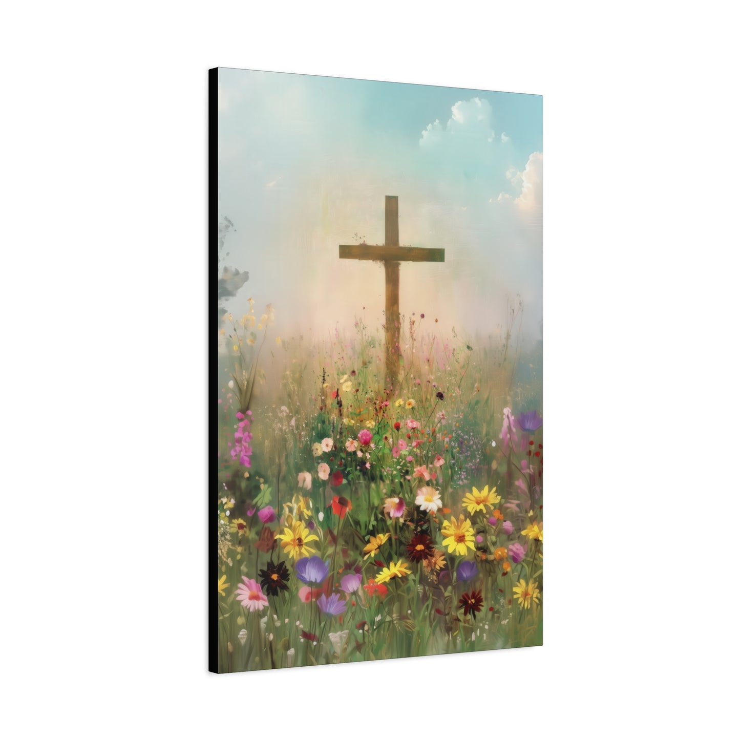 The Cross That Called the Earth to Life - Gallery Wrapped Canvas - Print - Religious Art for your Home - Catholic