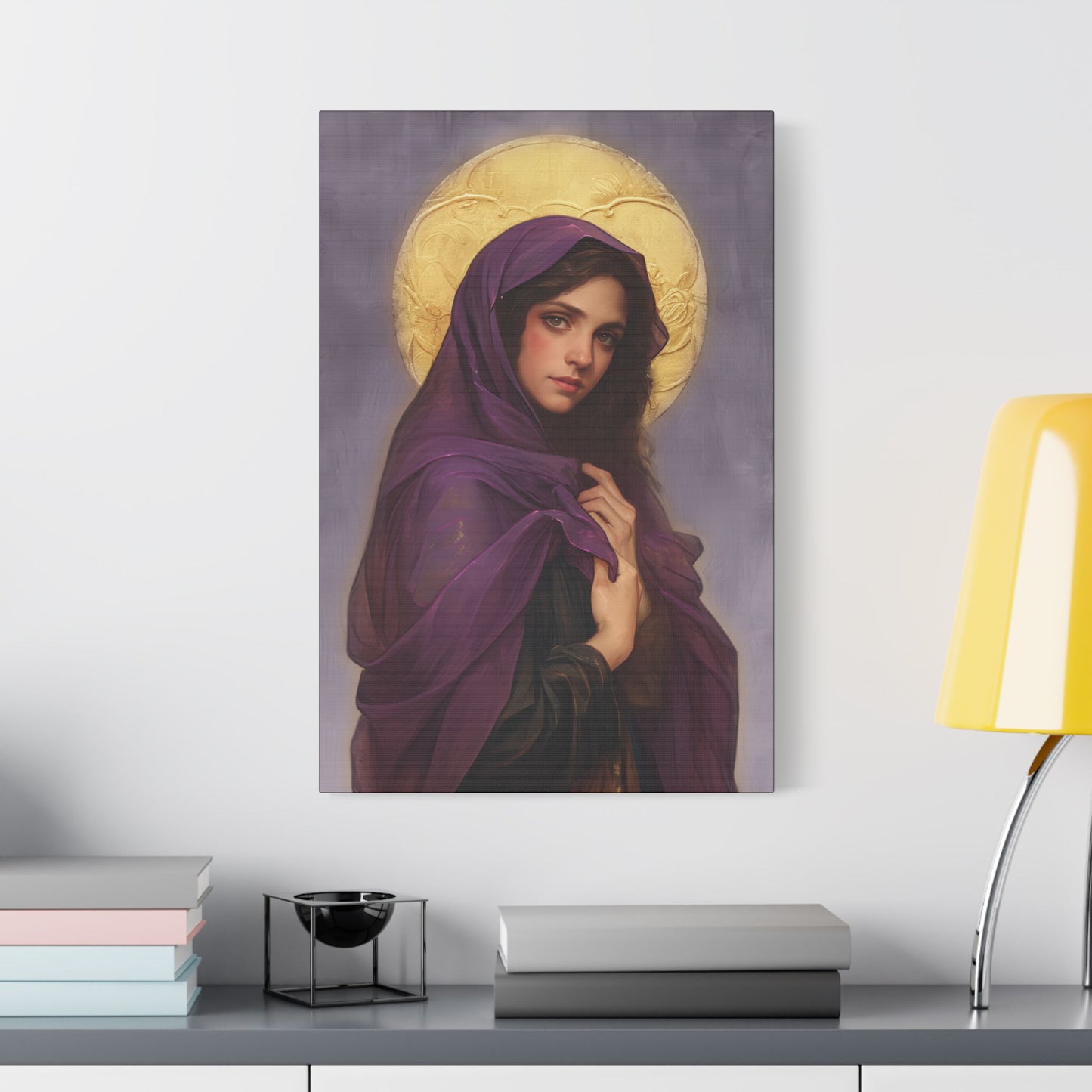 Saint Lydia Purpuraria / Lydia of Thyatira  - Museum Wrapped Canvas - Print - Religious Art for your Home - Christian print - Religious