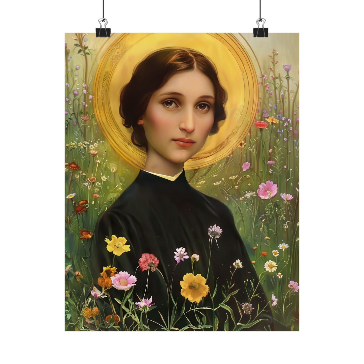 Saint Bartolomea Capitanio Poster Print - Sanctified Souls Print - Multiple Sizes - Premium Posters - Catholic Art for your home