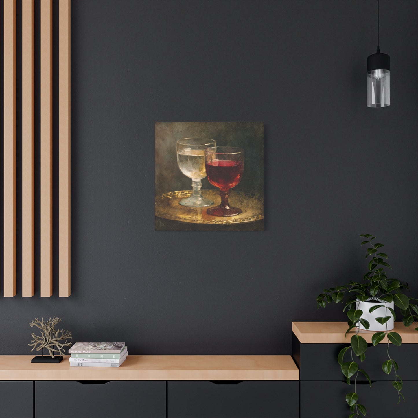 Cana and the Miracle of Abundance - Water into Wine - Gallery Wrapped Canvas - Print - Religious Art for your Home - Catholic Art Print