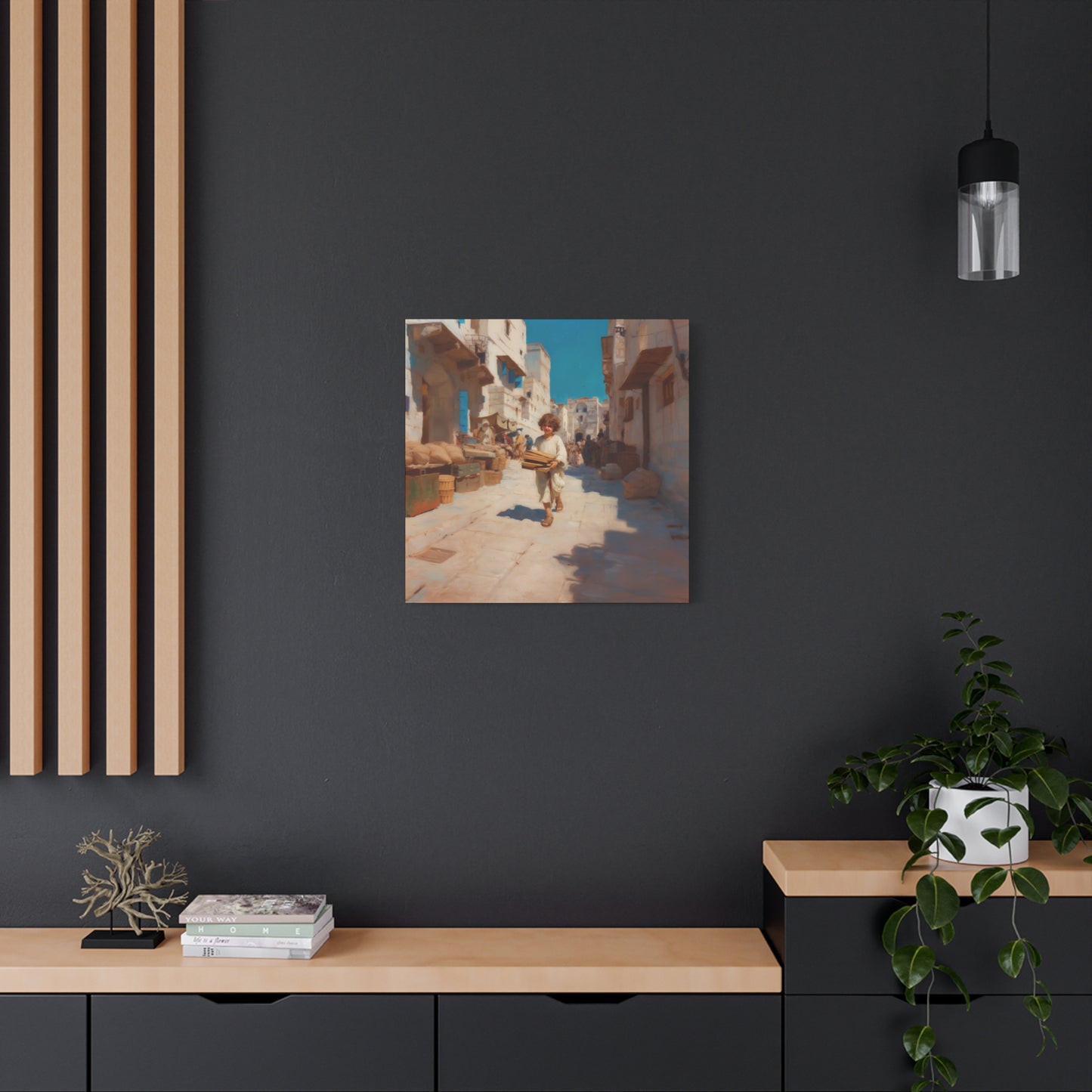 Nazareth and the Hidden Light of Christ - Gallery Wrapped Canvas - Print - Religious Art for your Home - Catholic Art