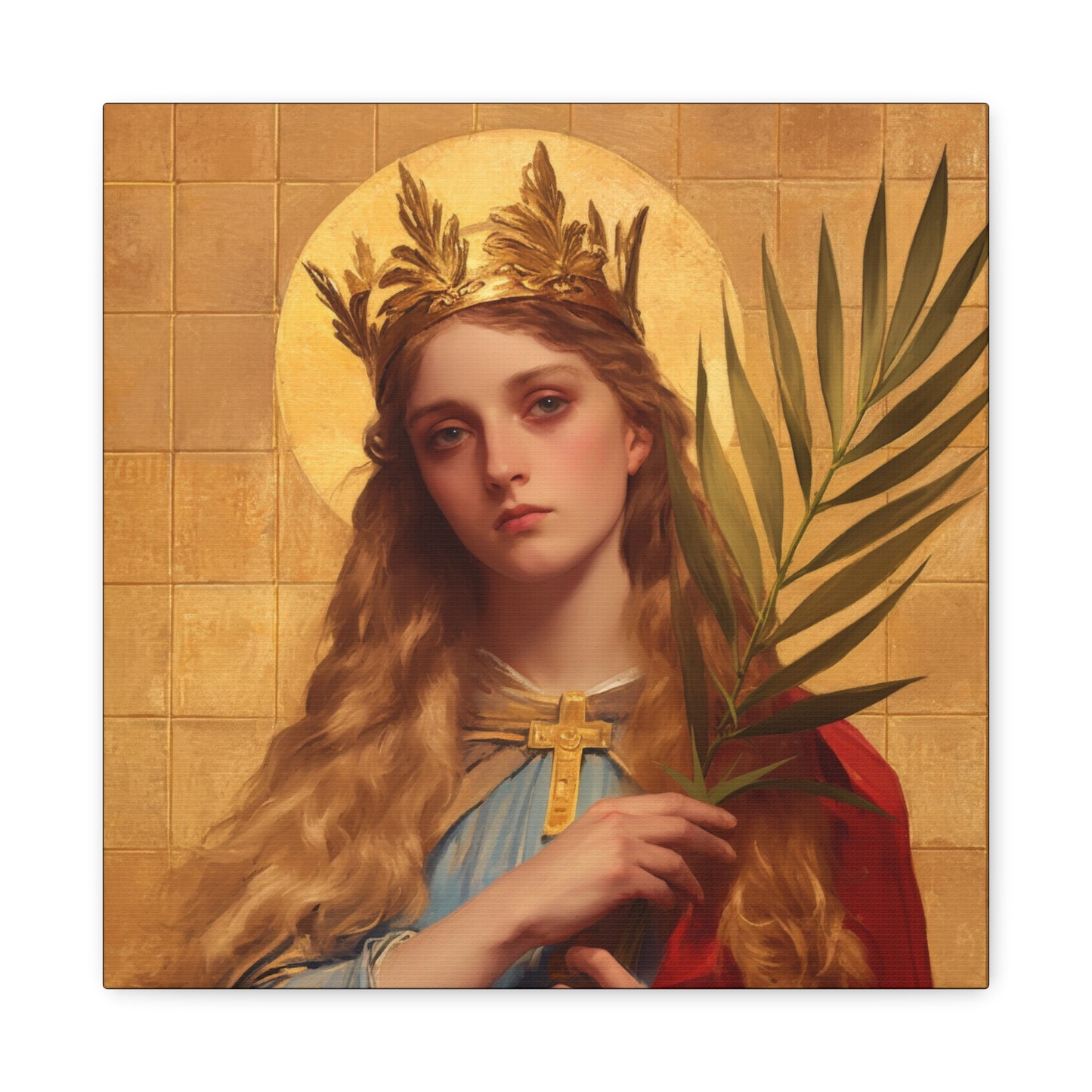 Saint Agrippina - Gallery Wrapped Canvas - Print - Religious Art for your Home - Catholic Art