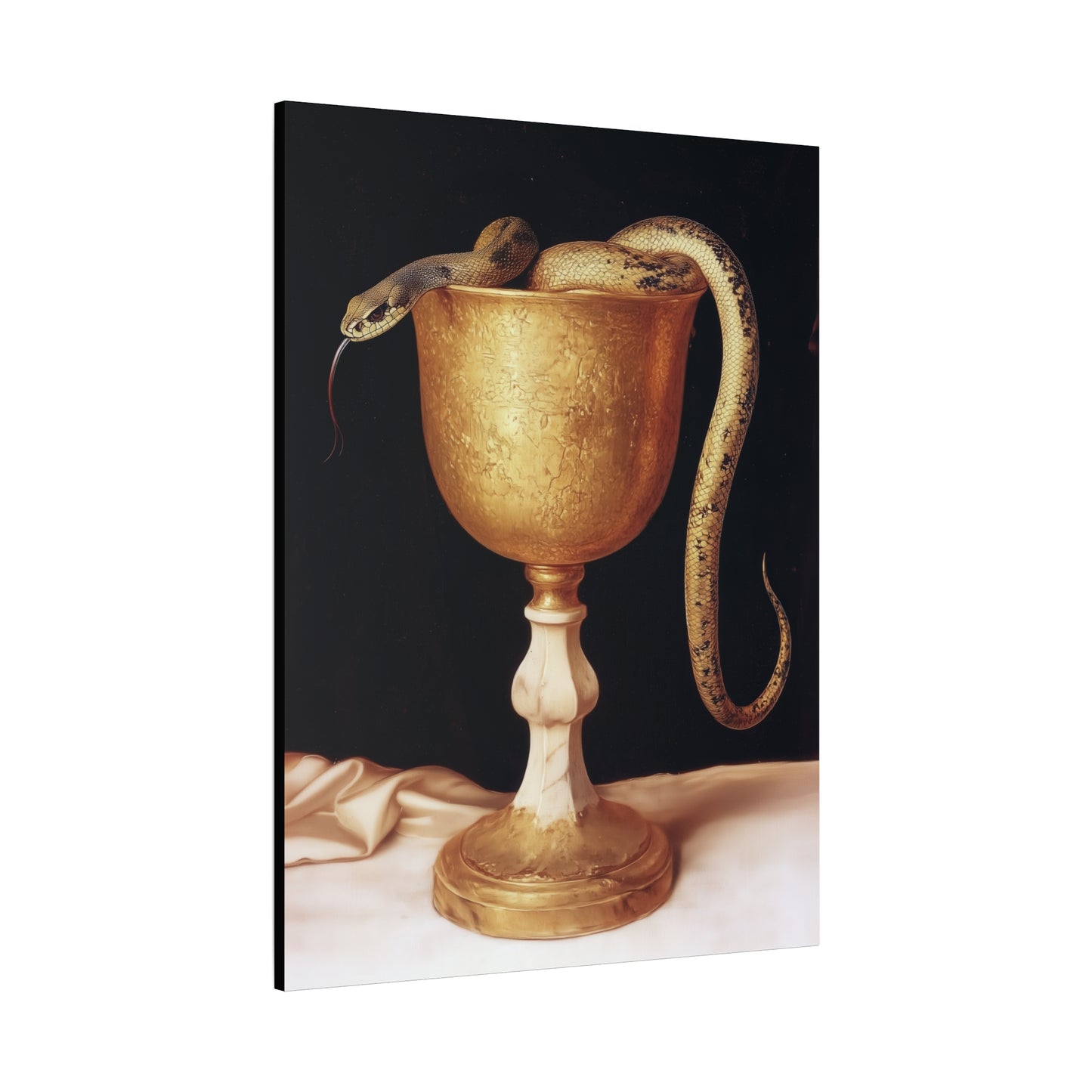 Saint John's Chalice - Gallery Wrapped Canvas - Print - Religious Art for your Home - Catholic