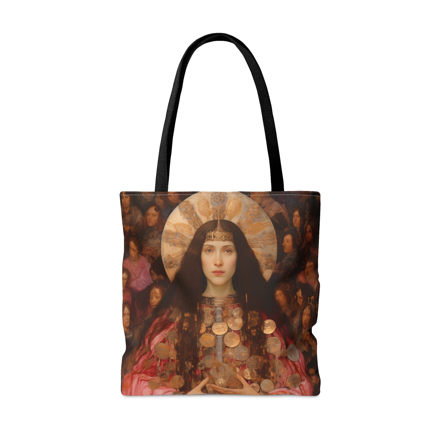 Saint Praxedes Tote Bag - Purse - Three sizes - Large Medium Small Faith Art Bag - Catholic faith carry-all purse - Double Sided