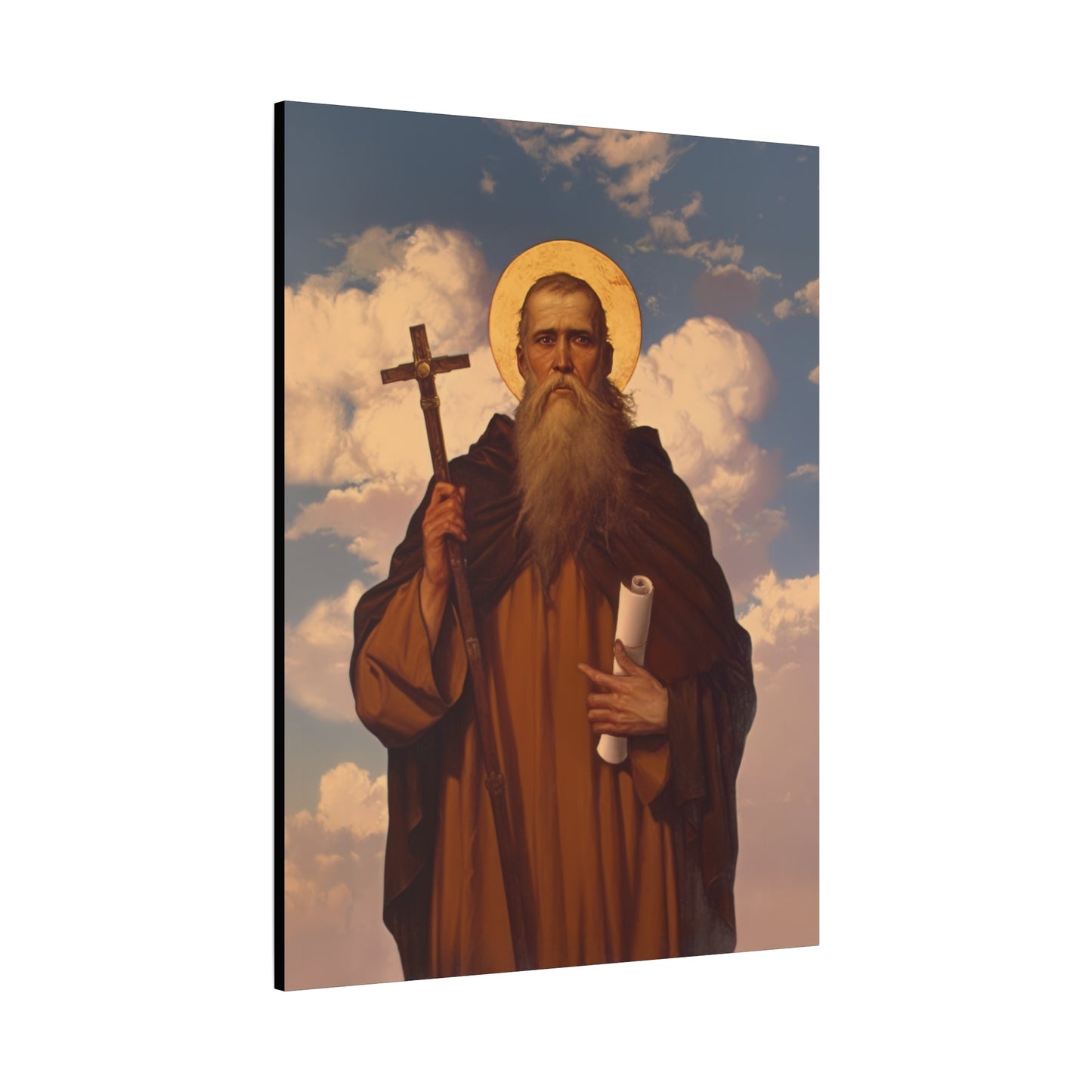 Saint Joannicus the Great / Loannikios of Mount Olympus - Gallery Wrapped Canvas - Print - Religious Art for your Home - Catholic Art Print