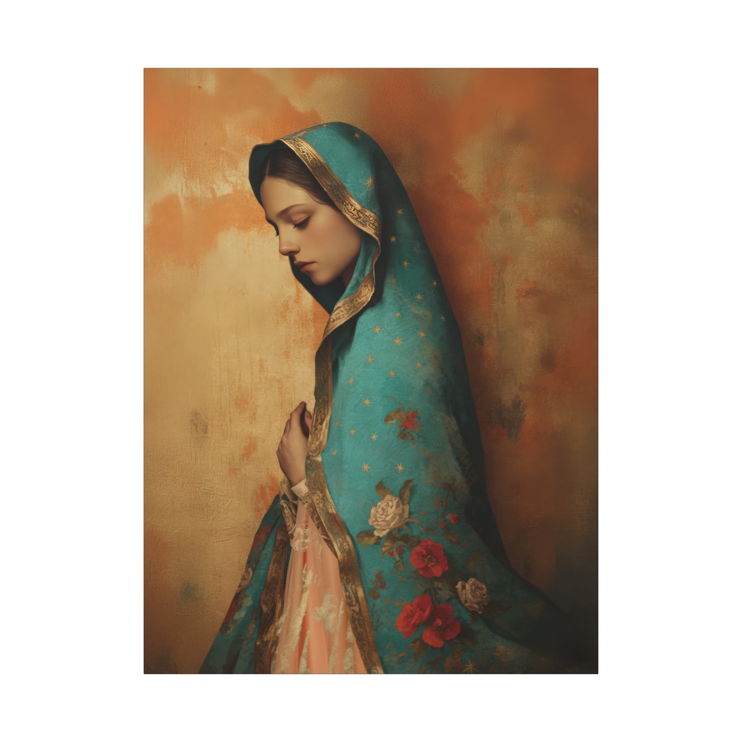 Our Lady of Guadalupe - Gallery Wrapped Canvas - Print - Religious Art for your Home - Catholic Art