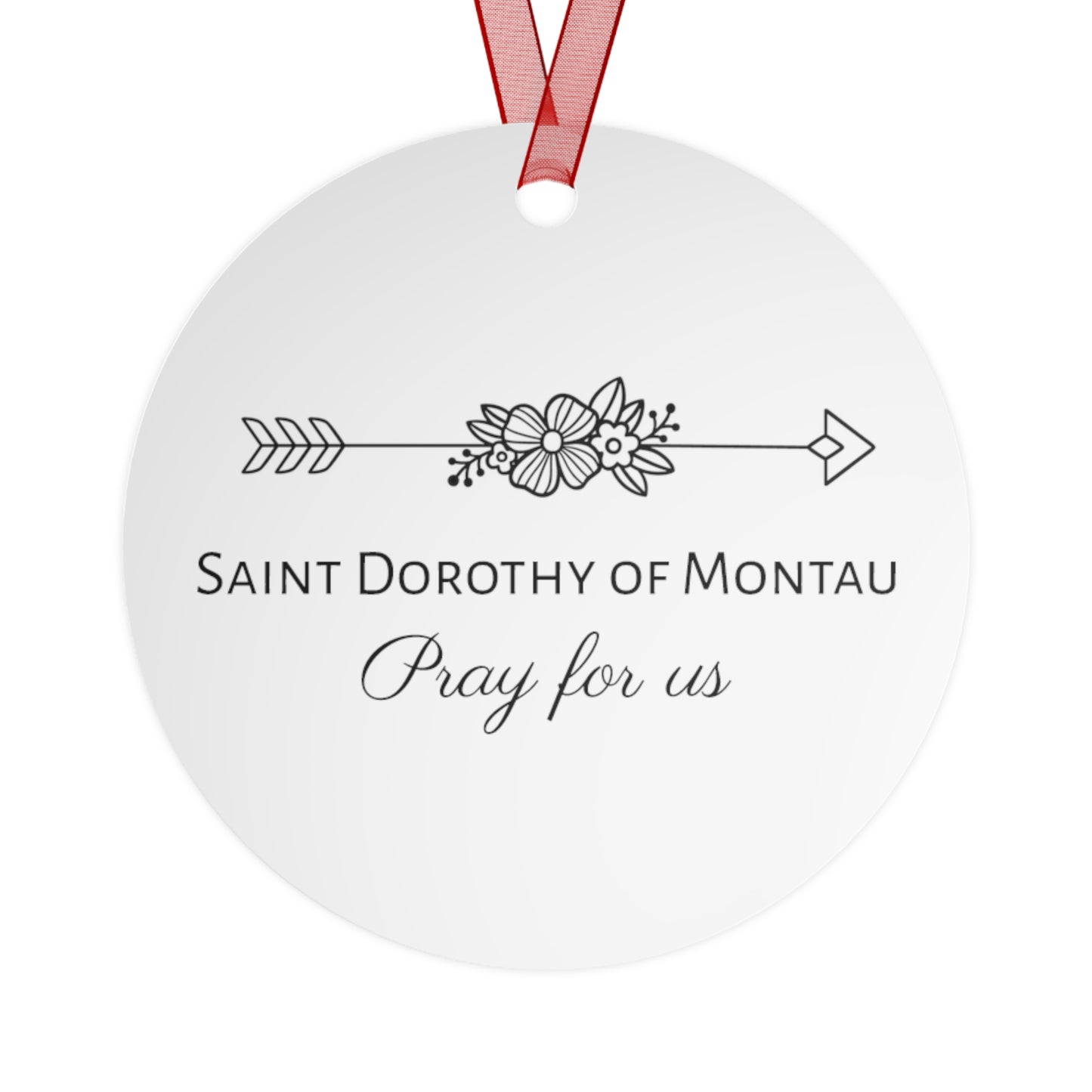 Saint Dorothy of Montau - Metal Ornament - Religious Holiday Christmas Ornament and Keepsake