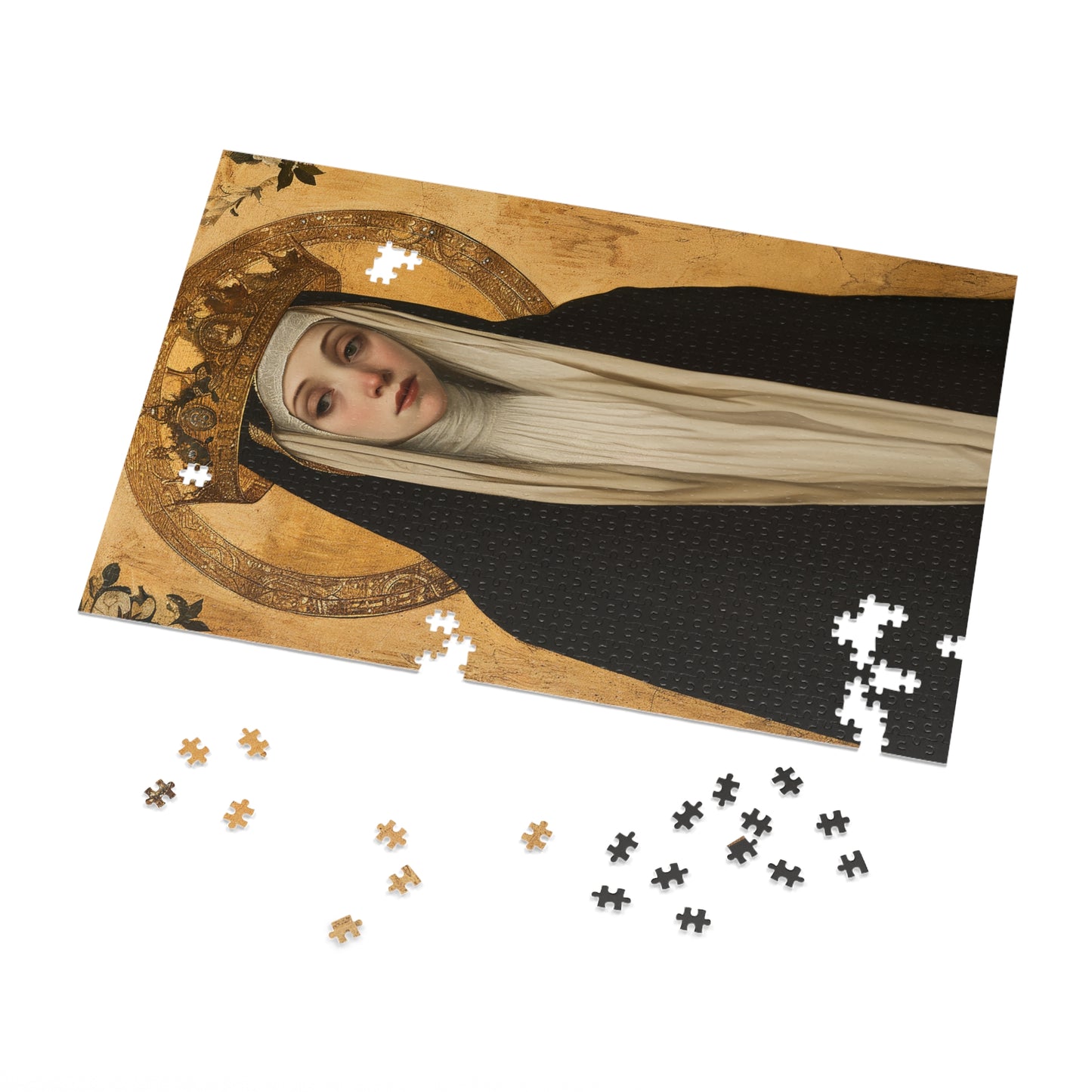 Saint Margaret of Hungary - Puzzle and Keepsake Tin - Religious Jigsaw Puzzle (30, 110, 252, 500,1000-Piece) - Religious Puzzle