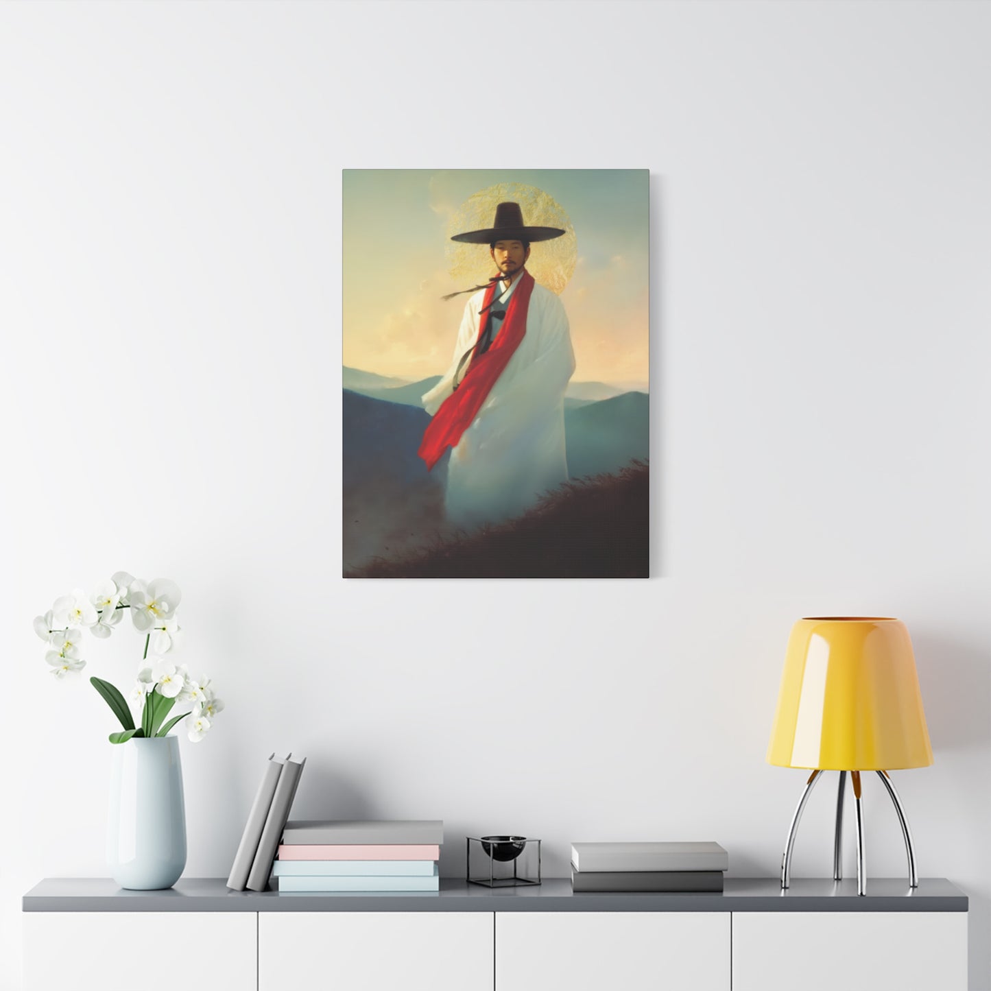 Saint Andrew Kim Taegon - Multiple Sizes - Catholic Home art - Museum Wrapped Canvas - Sanctified Souls Print - Martyr Saint