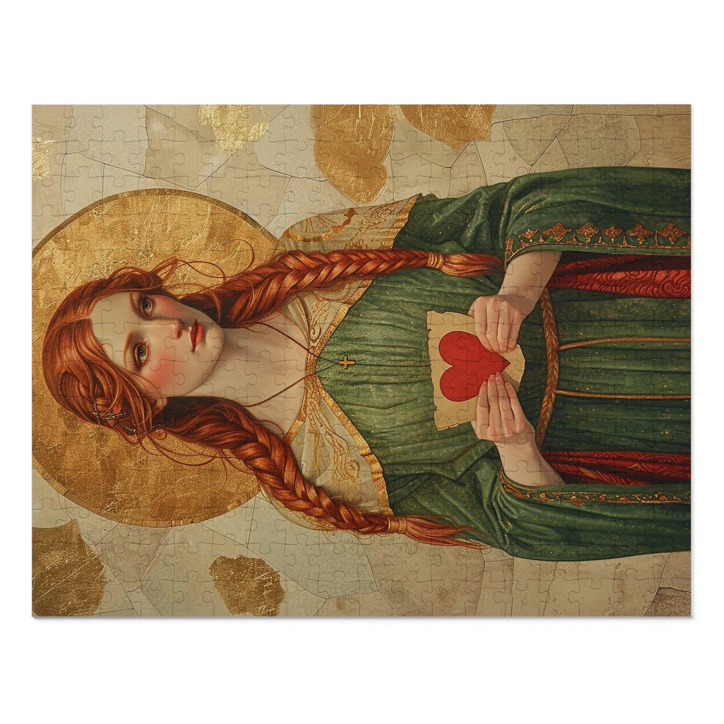 Saint Dwynwen - Puzzle and Keepsake Tin - Religious Jigsaw Puzzle (30, 110, 252, 500,1000-Piece) - Religious Puzzle