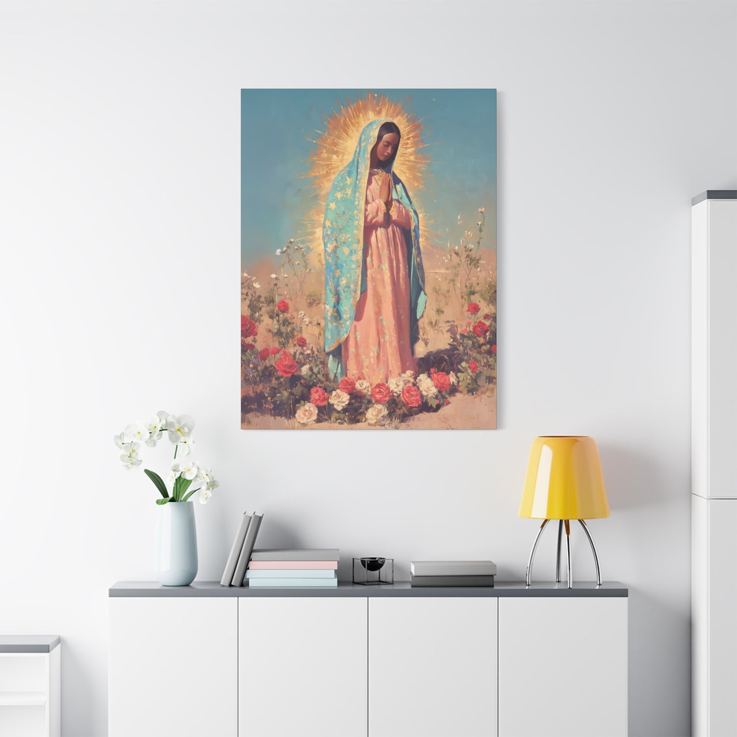 Our Lady of Guadalupe - Gallery Wrapped Canvas - Print - Religious Art for your Home - Catholic Art