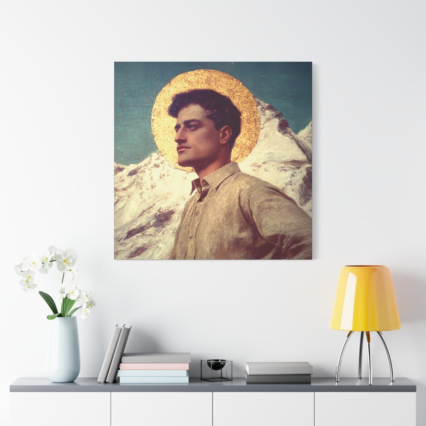 Saint Pier Giorgio Frassati -  Museum Wrapped Canvas - Sanctified Souls Print - Religious Art for your Home - Catholic Patron Saint Art