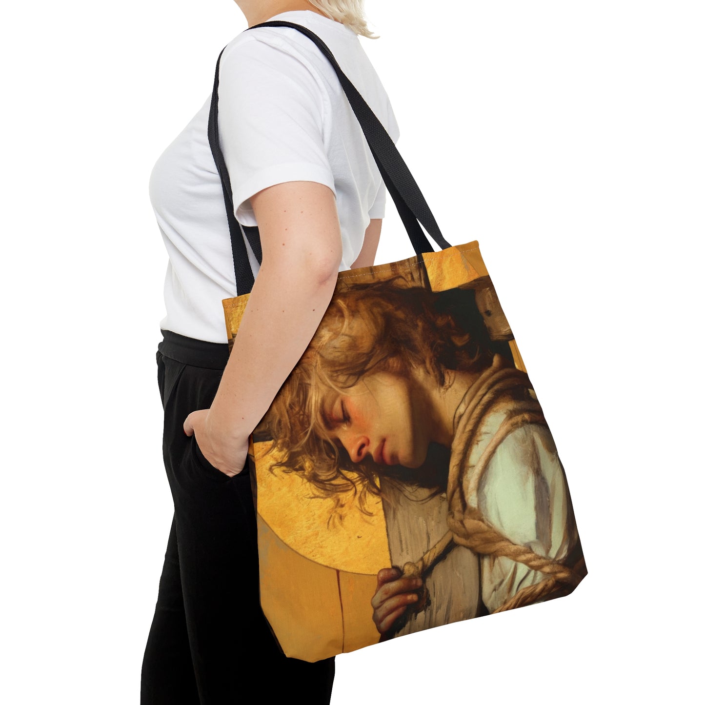 Saint Dismus, The 'Good Thief' - Tote Bag - Large Medium Small Faith Art Bag - Catholic Faith Purse
