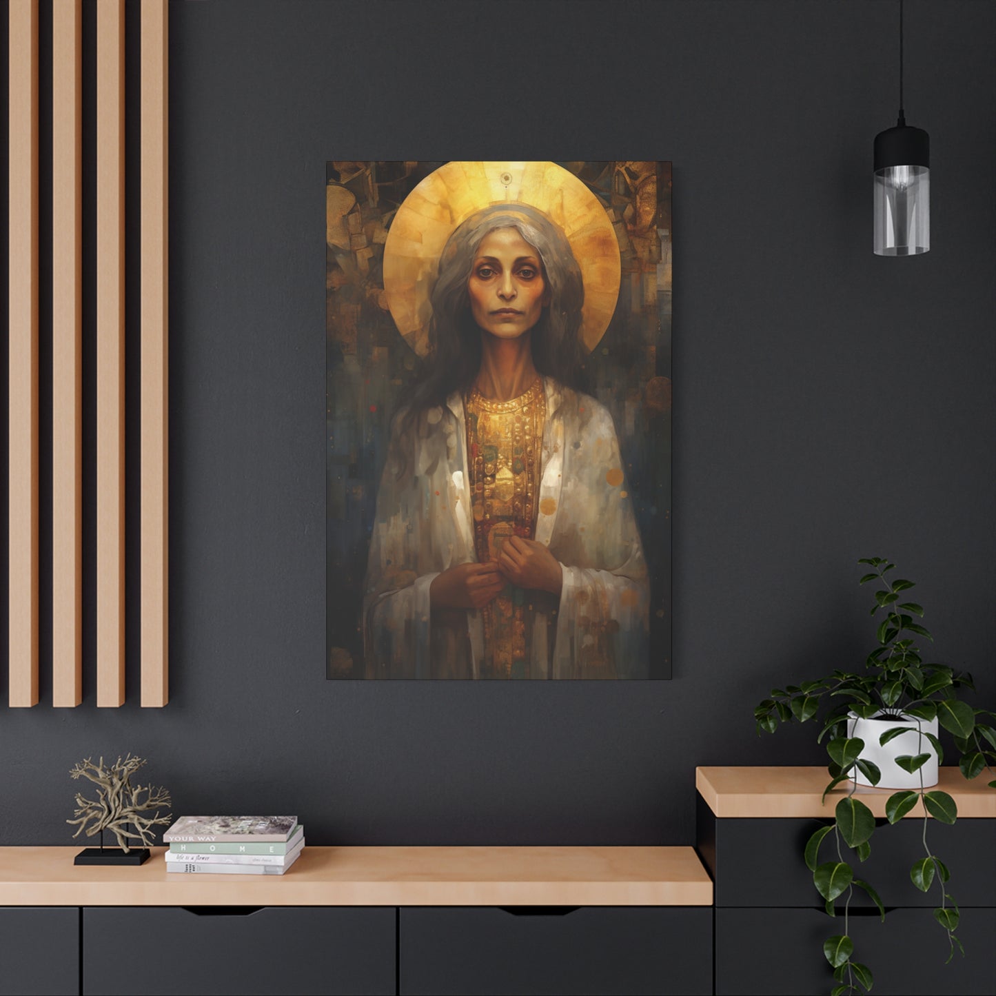 Saint Mary of Egypt - Museum Wrapped Canvas - Sanctified Souls Print - Religious Art for your Home