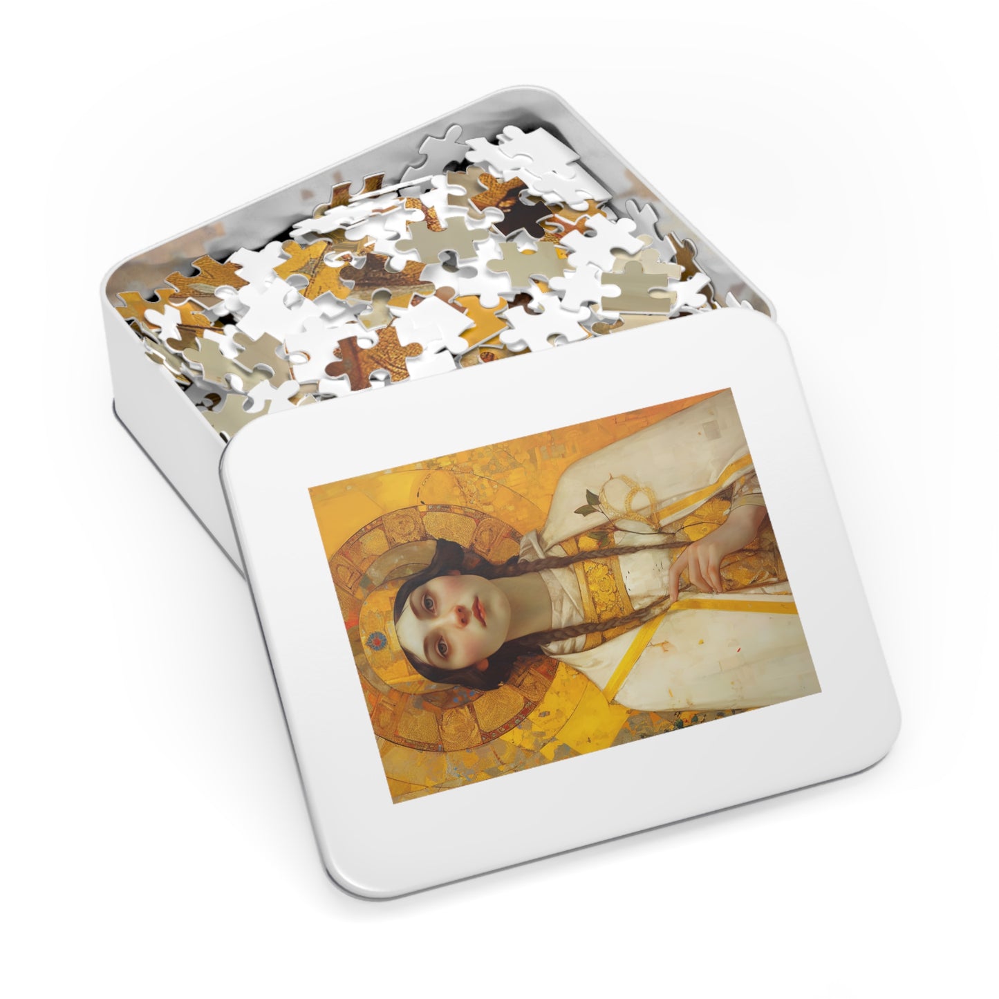 Saint Agatha - Puzzle and Keepsake Tin - Jigsaw Puzzle (30, 110, 252, 500,1000-Piece) - Religious Puzzle