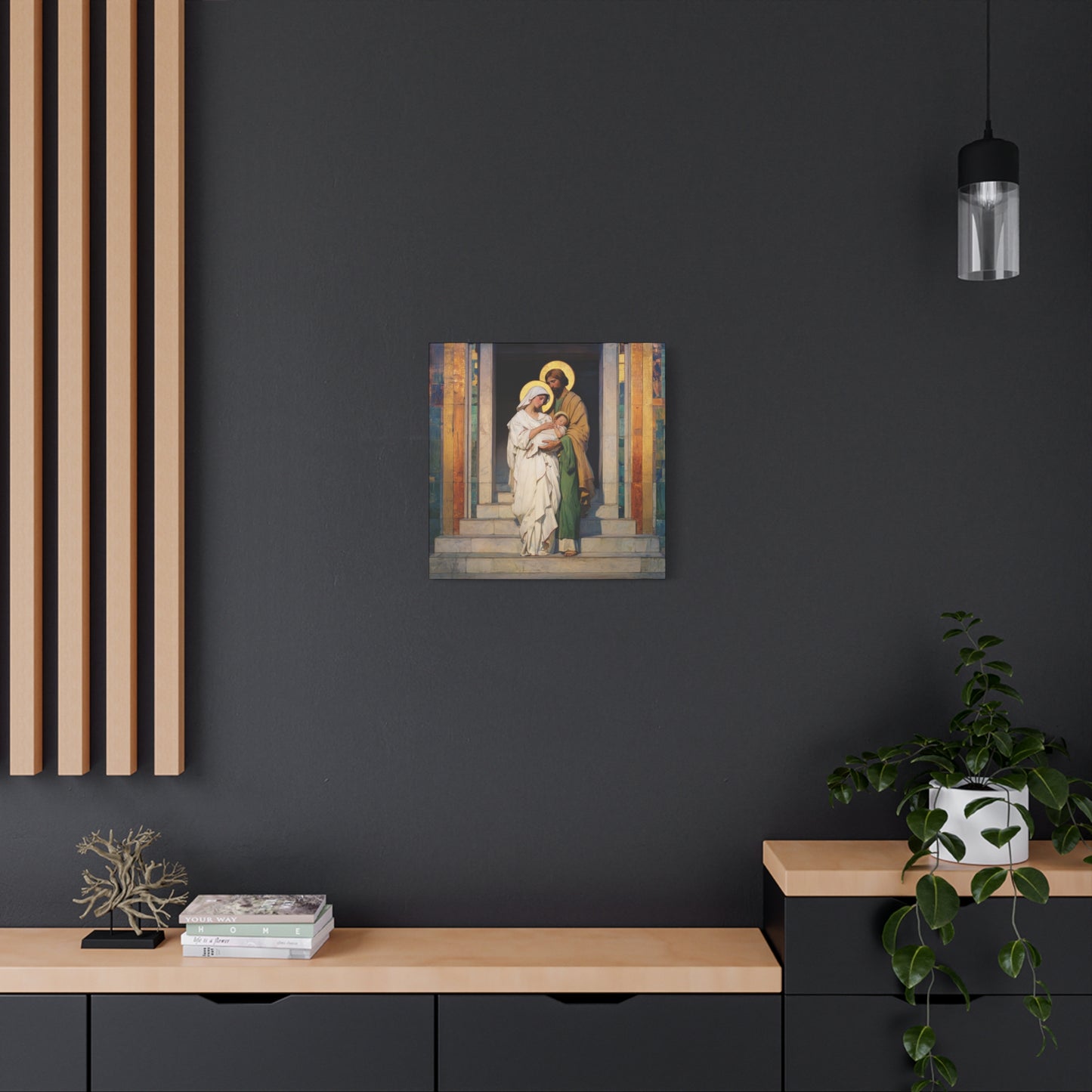 The Feast of the Presentation of the Lord - Holy Family - Gallery Wrapped Canvas - Print - Religious Art for your Home - Catholic art print - prayer room art
