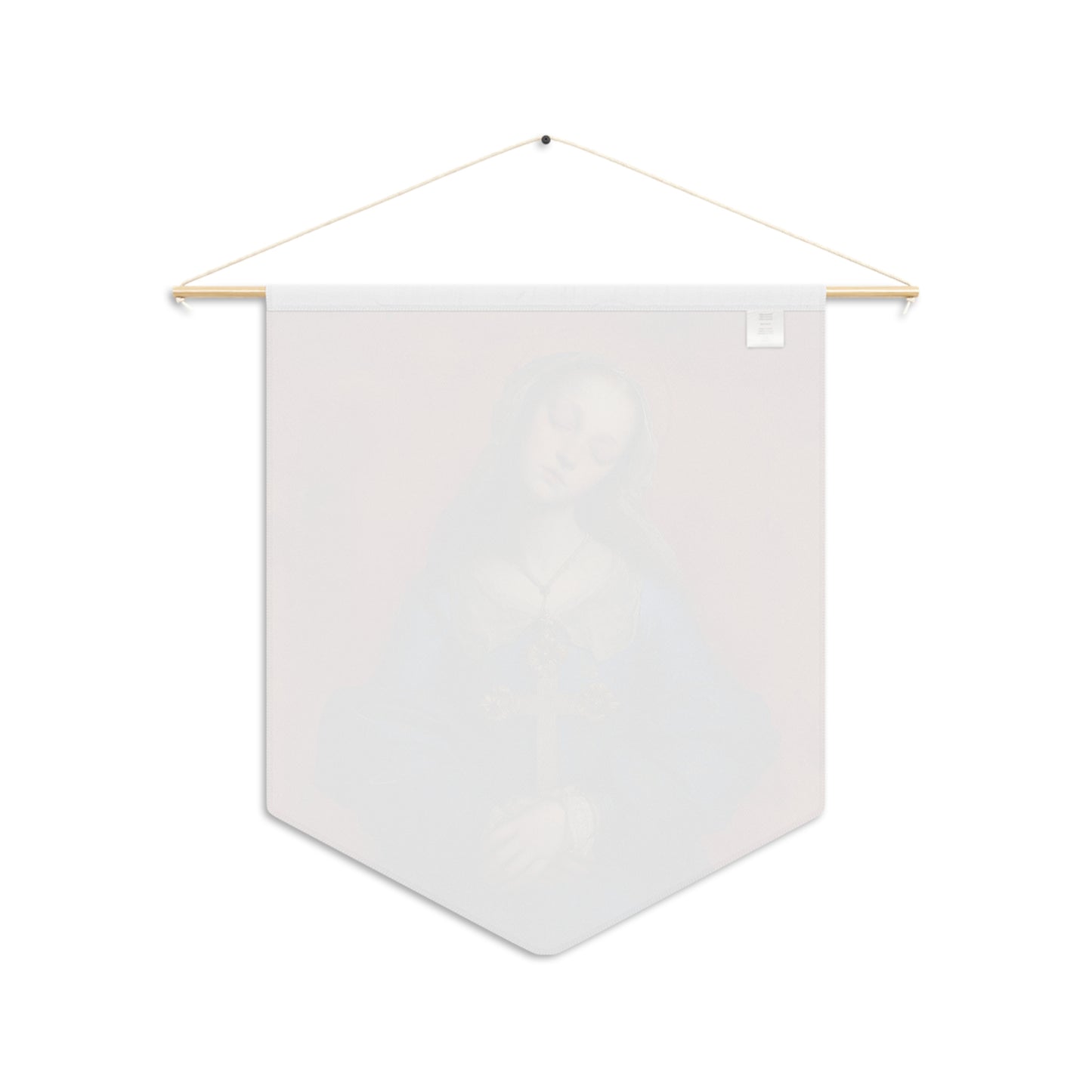 Saint Philomena of San Severino Pennant / Banner / Wall Hanging - Prayer room art - 18" x 21" - Catholic prayer Religious Christian Gift