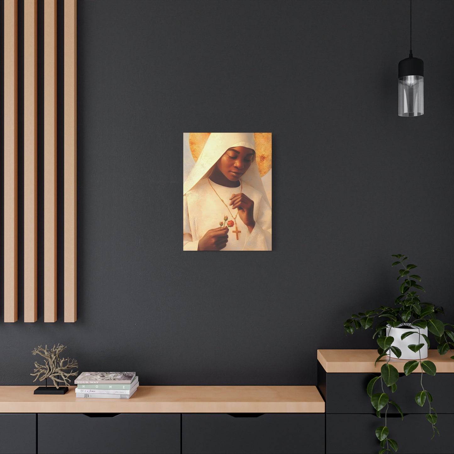 Blessed Marie-Clementine Anuarite Nengapeta - Gallery Wrapped Canvas - Print - Religious Art for your Home - Catholic art print