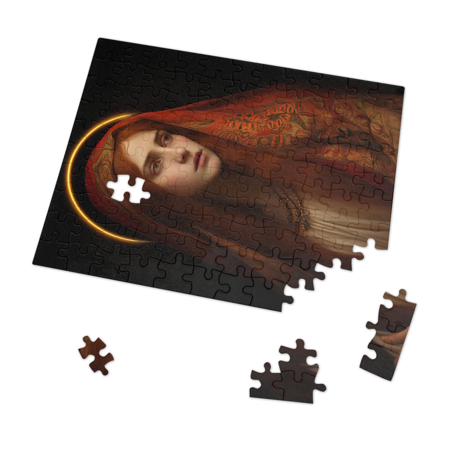 The Beloved Disciple - Mary Magdalene's Devotion - Puzzle and Keepsake Tin - Religious Jigsaw Puzzle (30, 110, 252, 500,1000-Piece)