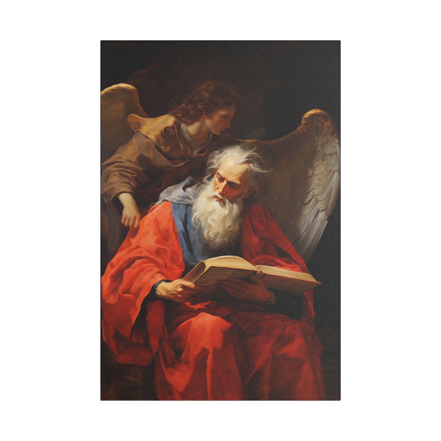 Saint Matthew the Apostle - Museum Wrapped Canvas - Sanctified Souls Print - Religious Art for your Home