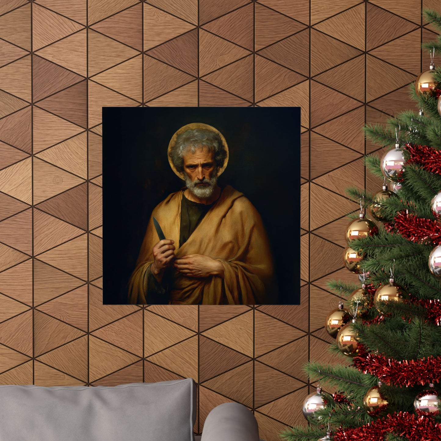 Saint Bartholomew the Apostle - Sanctified Souls Print - Multiple Sizes - Premium Matte Vertical Posters