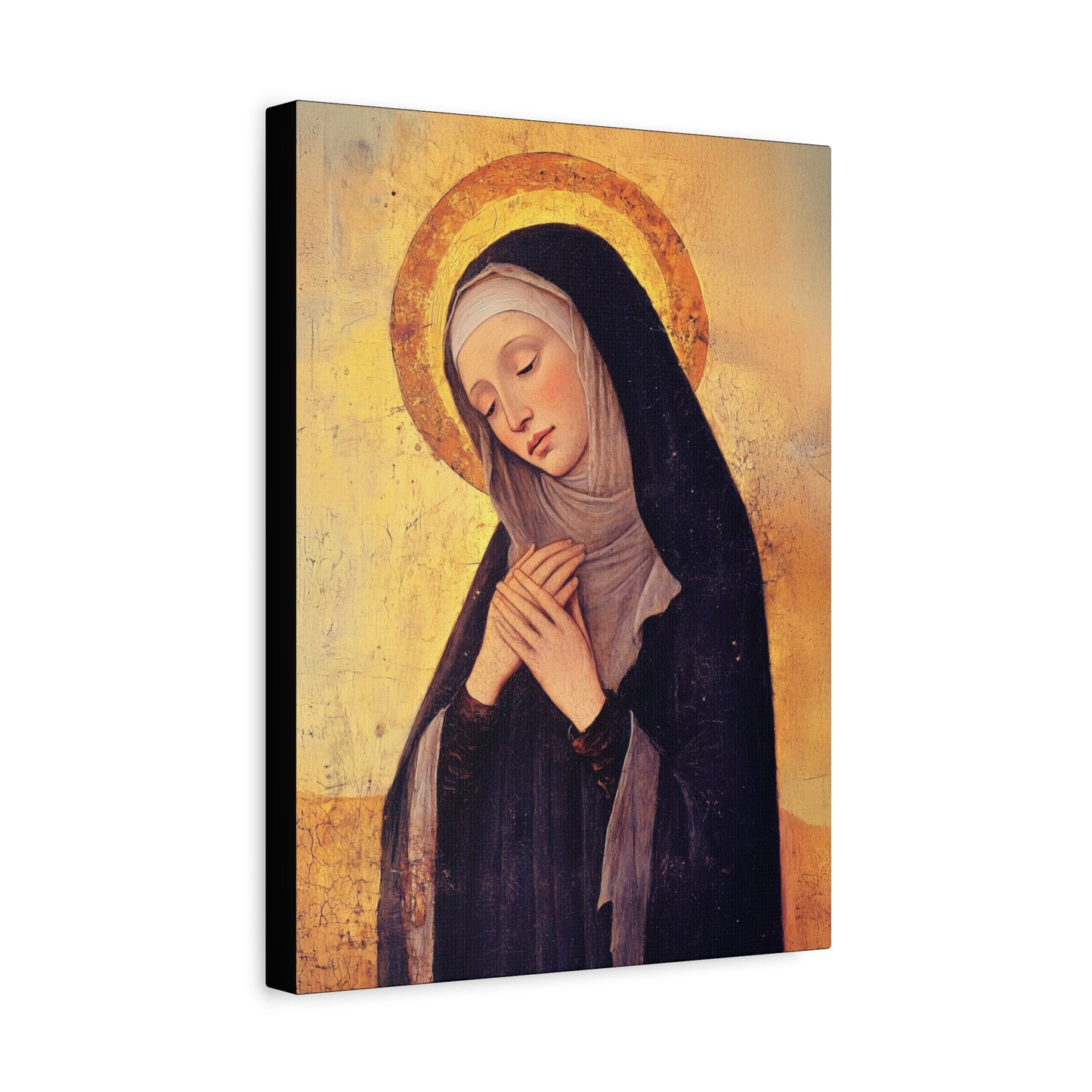 Saint Syncletica of Alexandria - Desert Mother - Gallery Wrapped Canvas - Print - Religious Art for your Home - Catholic