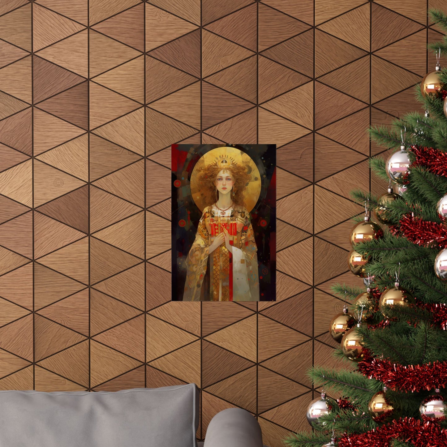 Saint Ursula Print - Sanctified Souls Print - Multiple Sizes - Premium Matte Vertical Posters