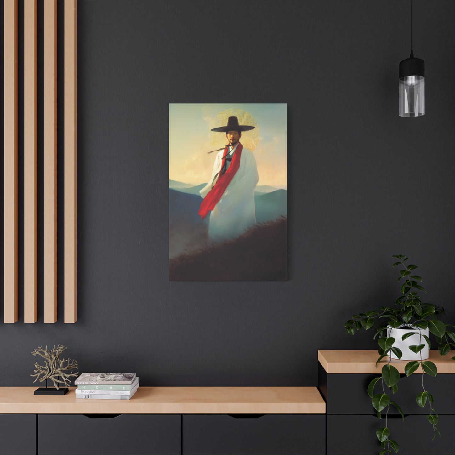 Saint Andrew Kim Taegon - Multiple Sizes - Catholic Home art - Museum Wrapped Canvas - Sanctified Souls Print - Martyr Saint