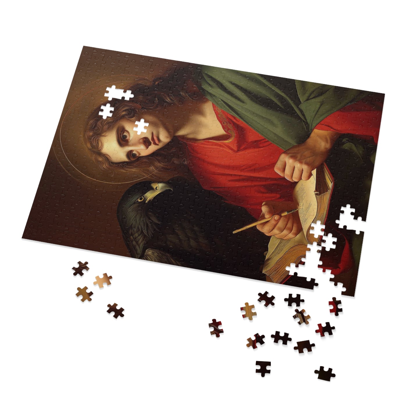 Saint John the Apostle - Puzzle and Keepsake Tin - Religious Jigsaw Puzzle (30, 110, 252, 500,1000-Piece) - Religious Puzzle